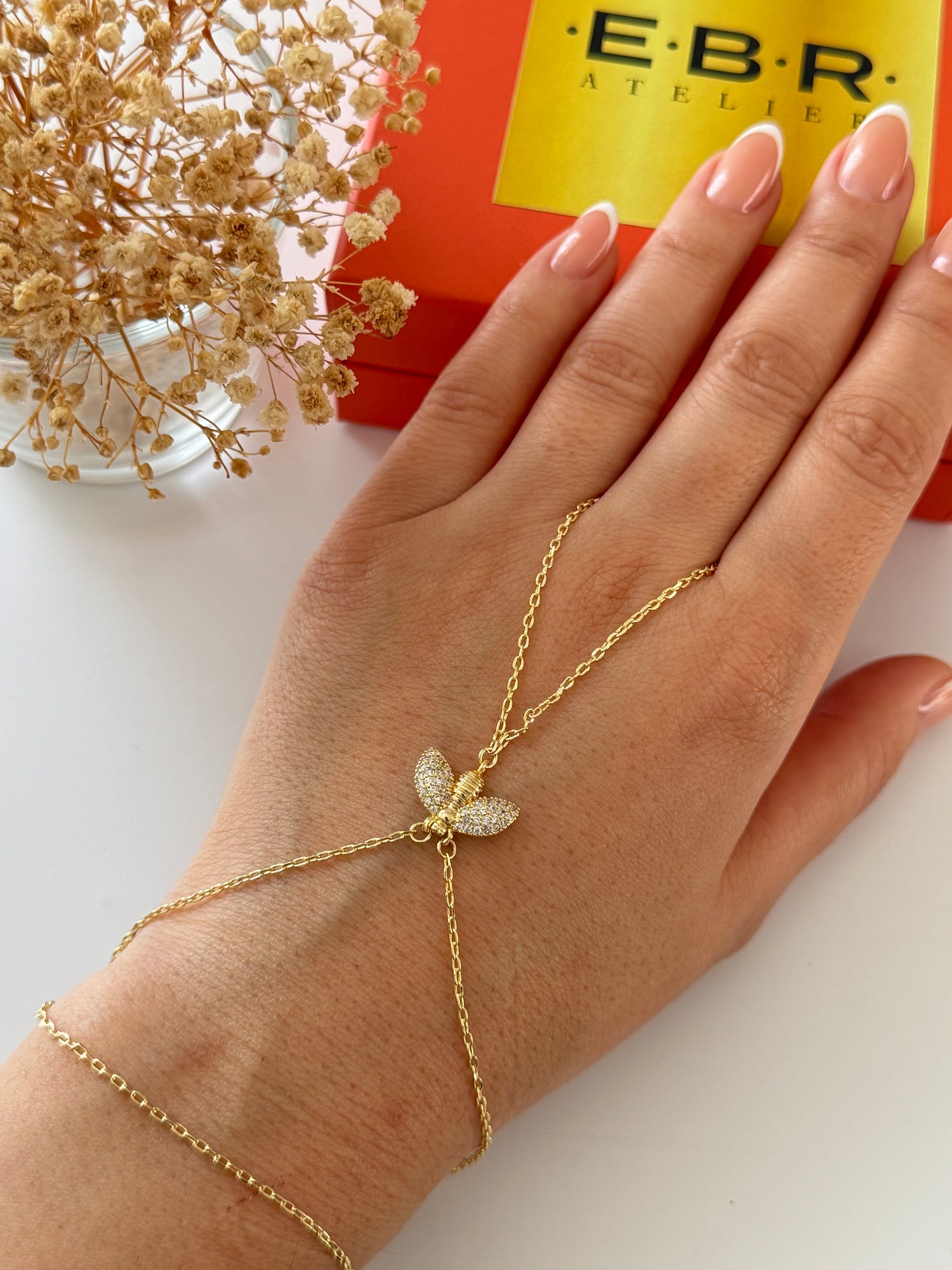 ZENA ARI DETAYLI GOLD ŞAHMERAN