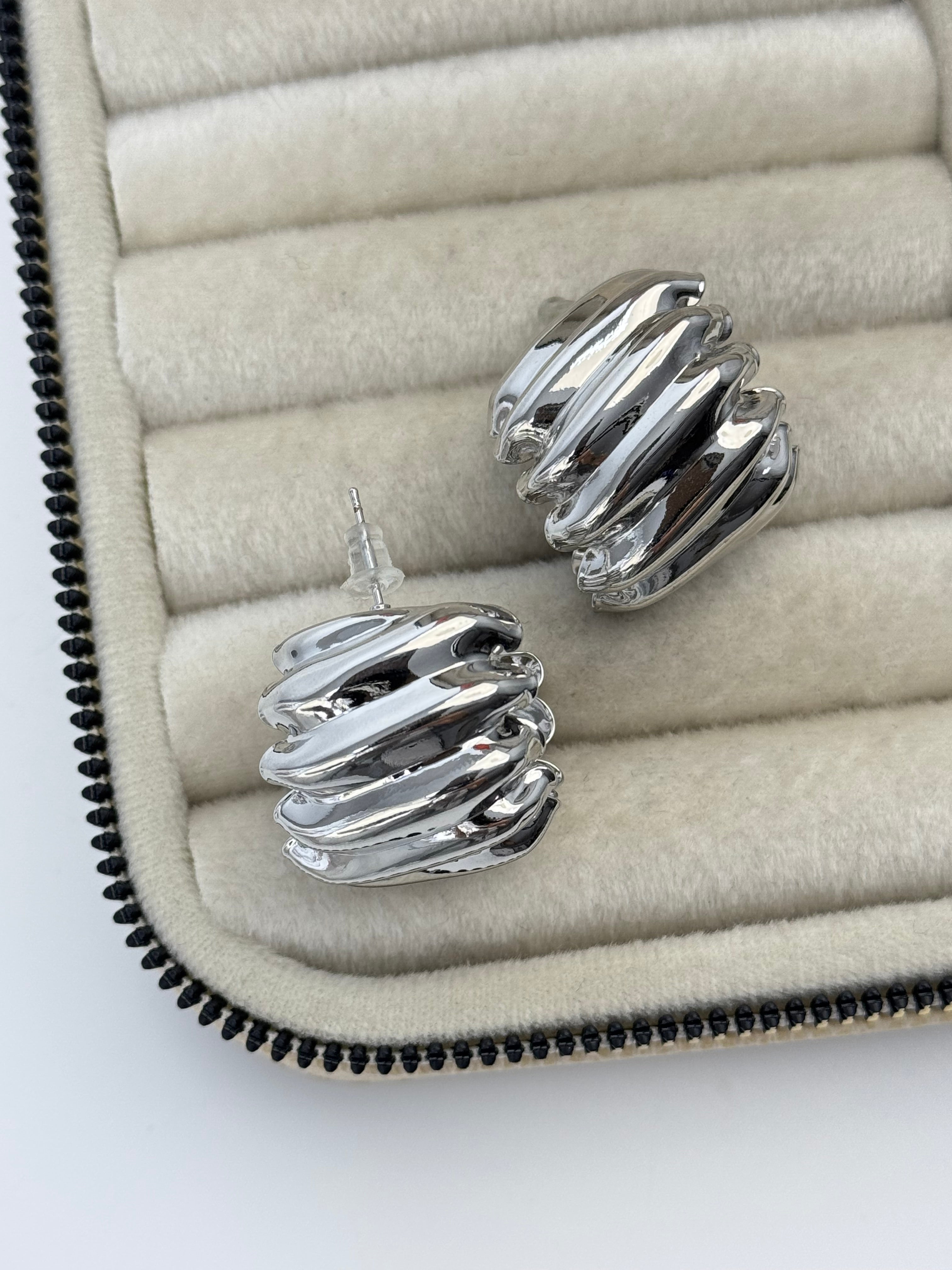 İTHAL SİLVER HALKA KÜPE