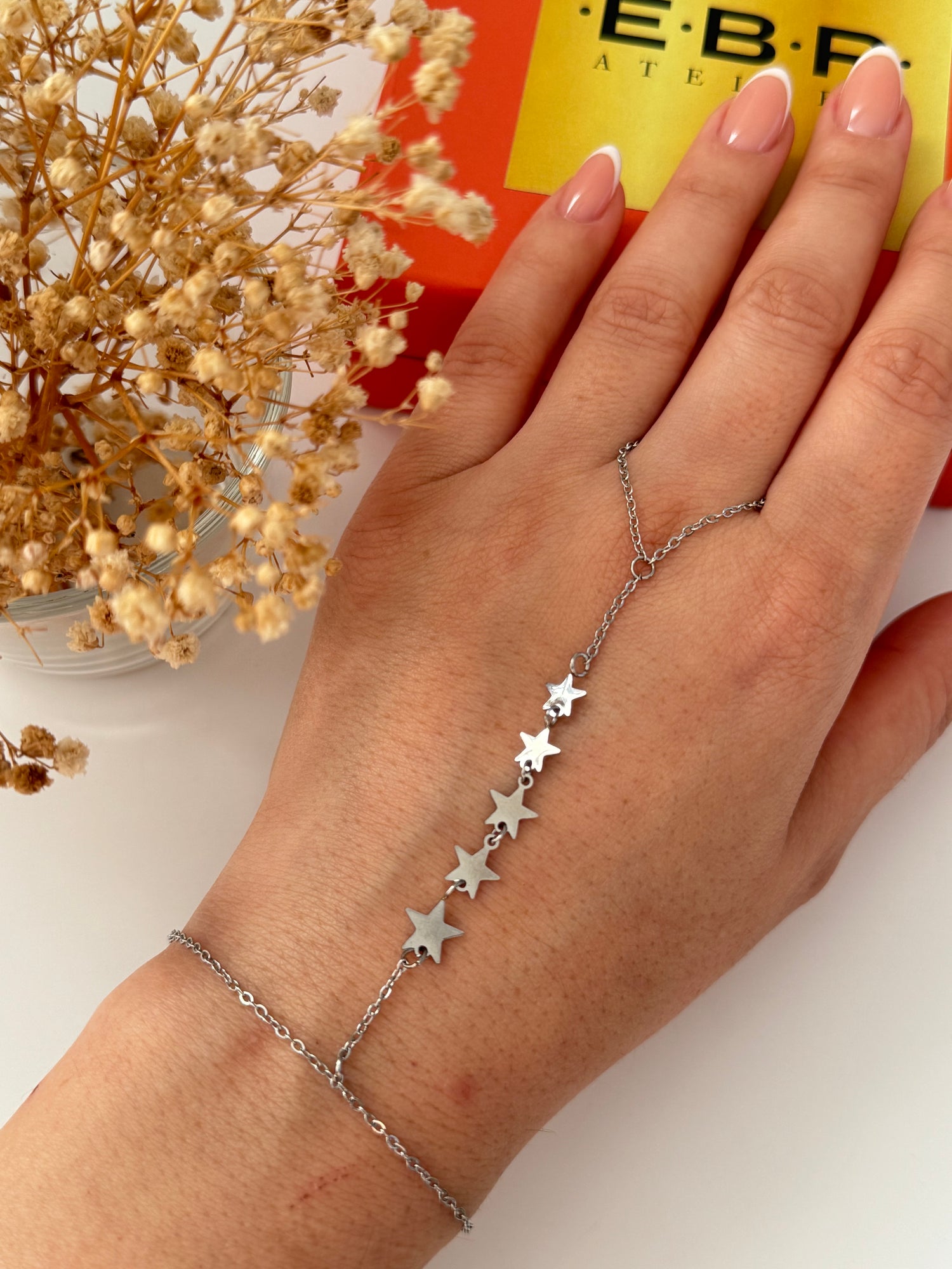 YILDIZ DETAYLI SİLVER ÇELİK ŞAHMERAN