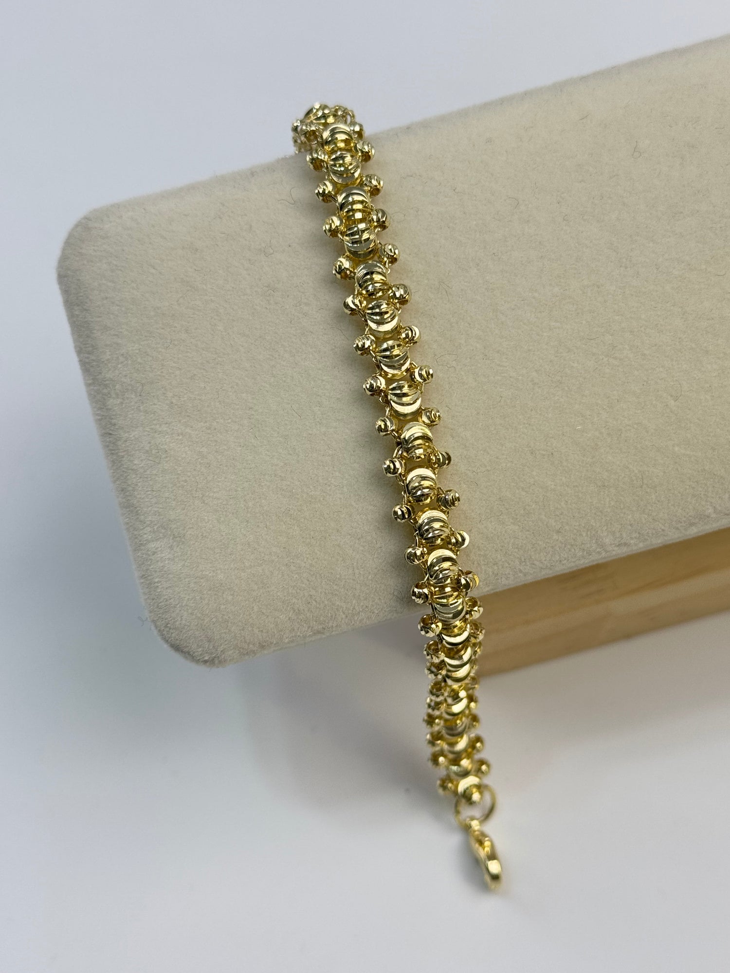 İTHAL DORİKA DETAYLI GOLD BİLEKLİK