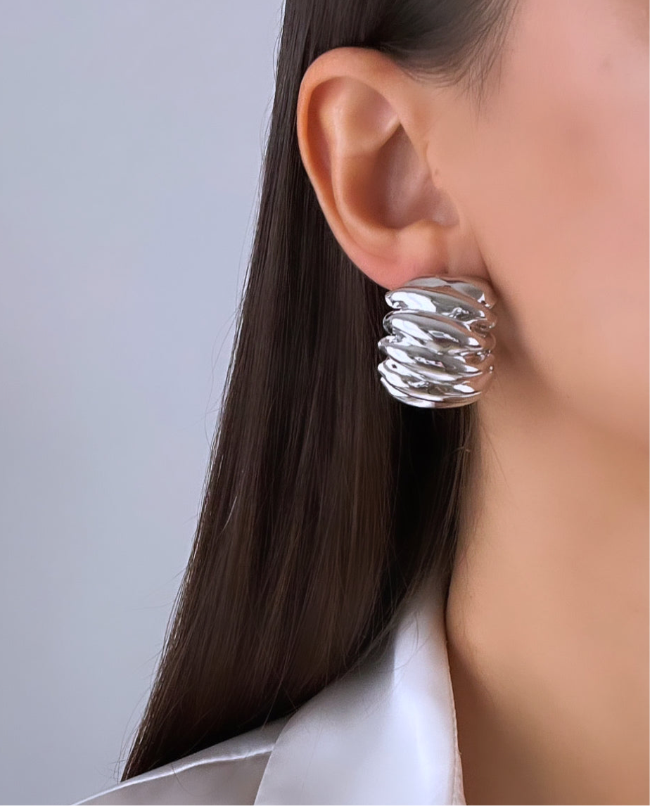 İTHAL SİLVER HALKA KÜPE