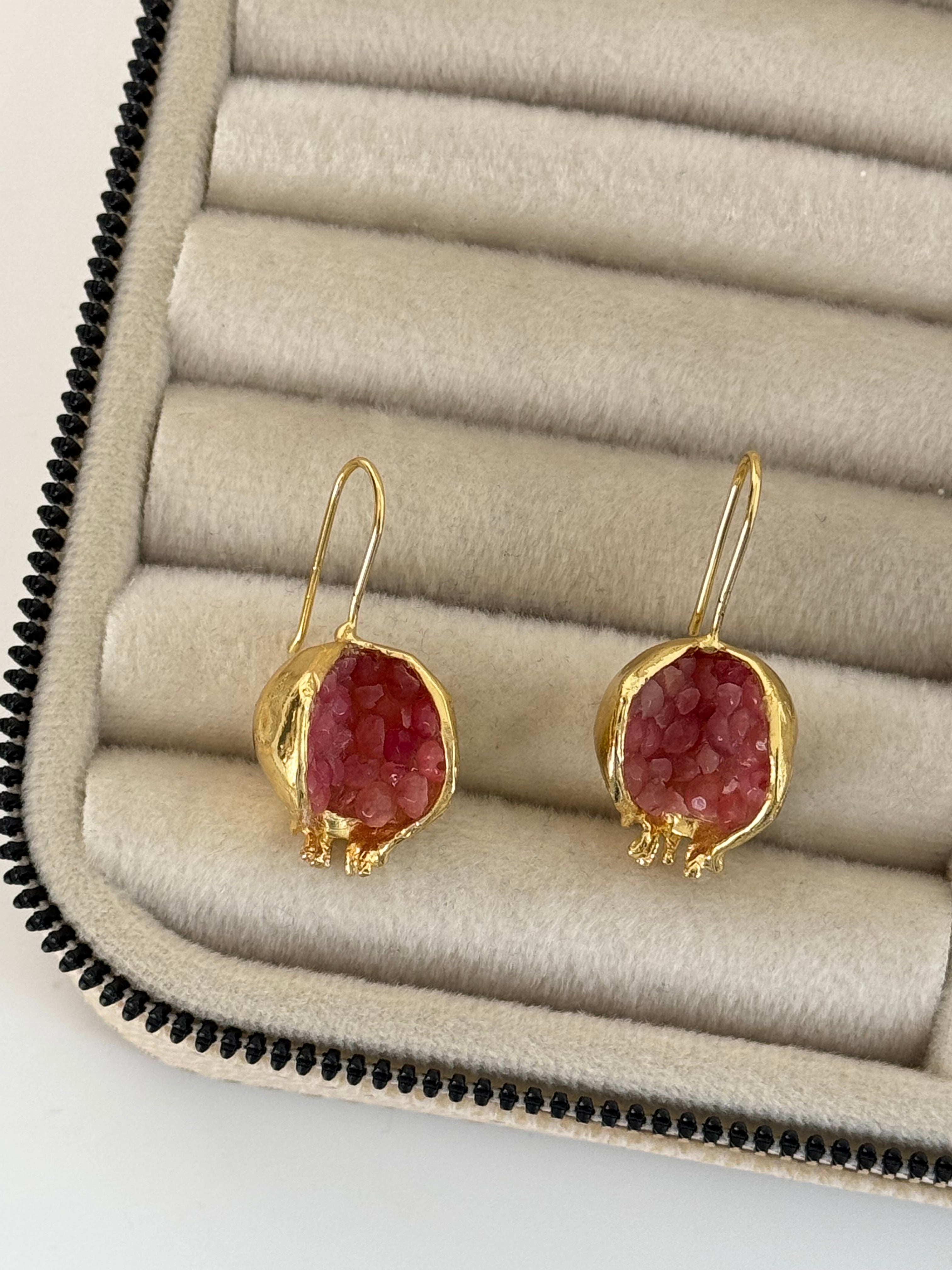 NARLI ALTIN KAPLAMA KÜPE