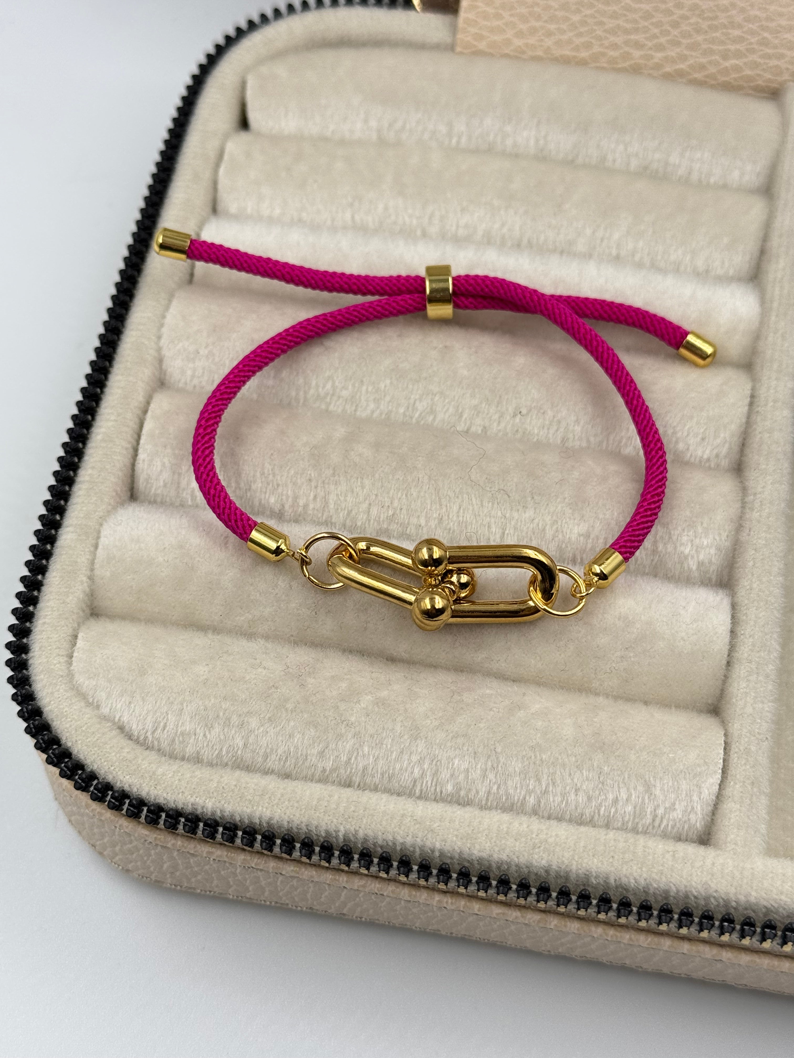 VİRA MARKA MODEL FUŞYA İPLİ AYARLANABİLİR BİLEKLİK