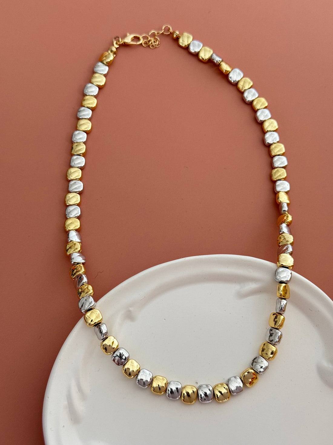 İTHAL ÇİFT RENK KOLYE