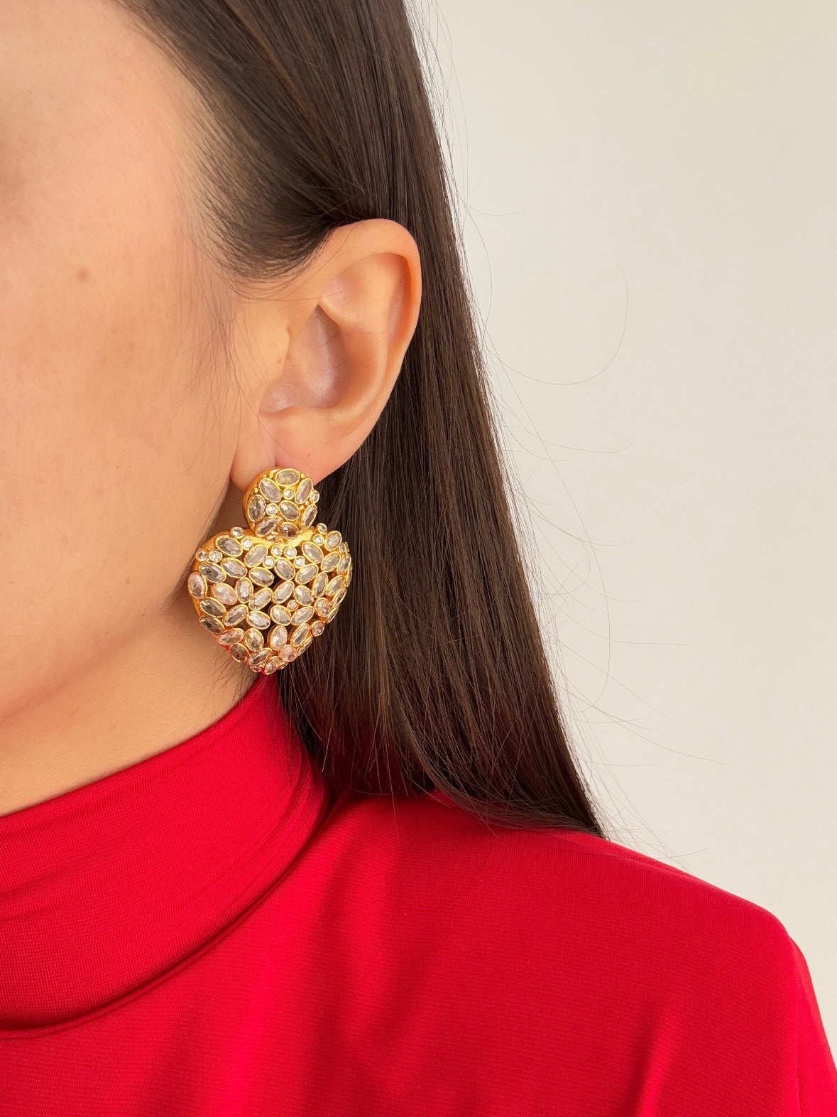 KALP MODEL ALTIN KAPLAMA KÜPE