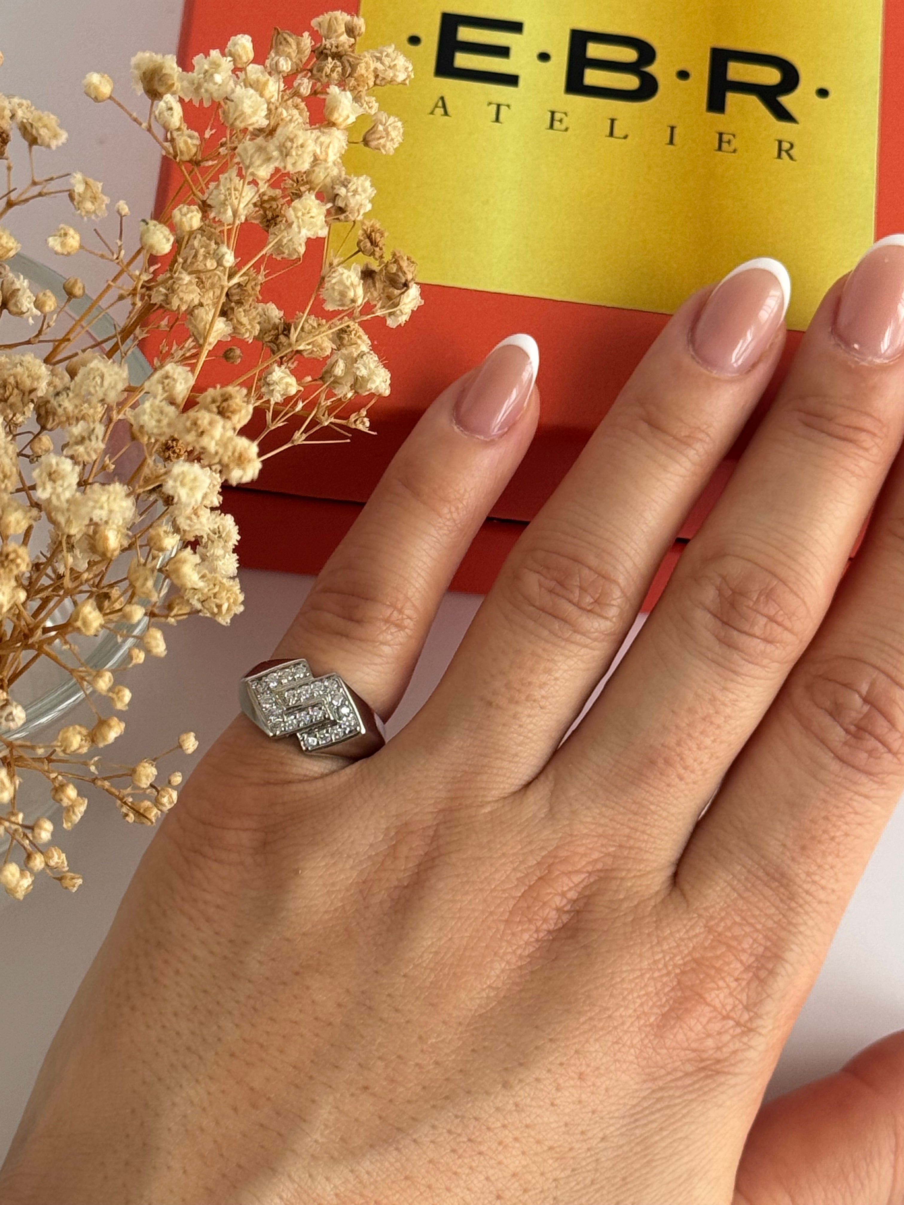 İTHAL TAŞ DETAYLI SİLVER SERÇE PARMAK AYARLANABİLİR YÜZÜK