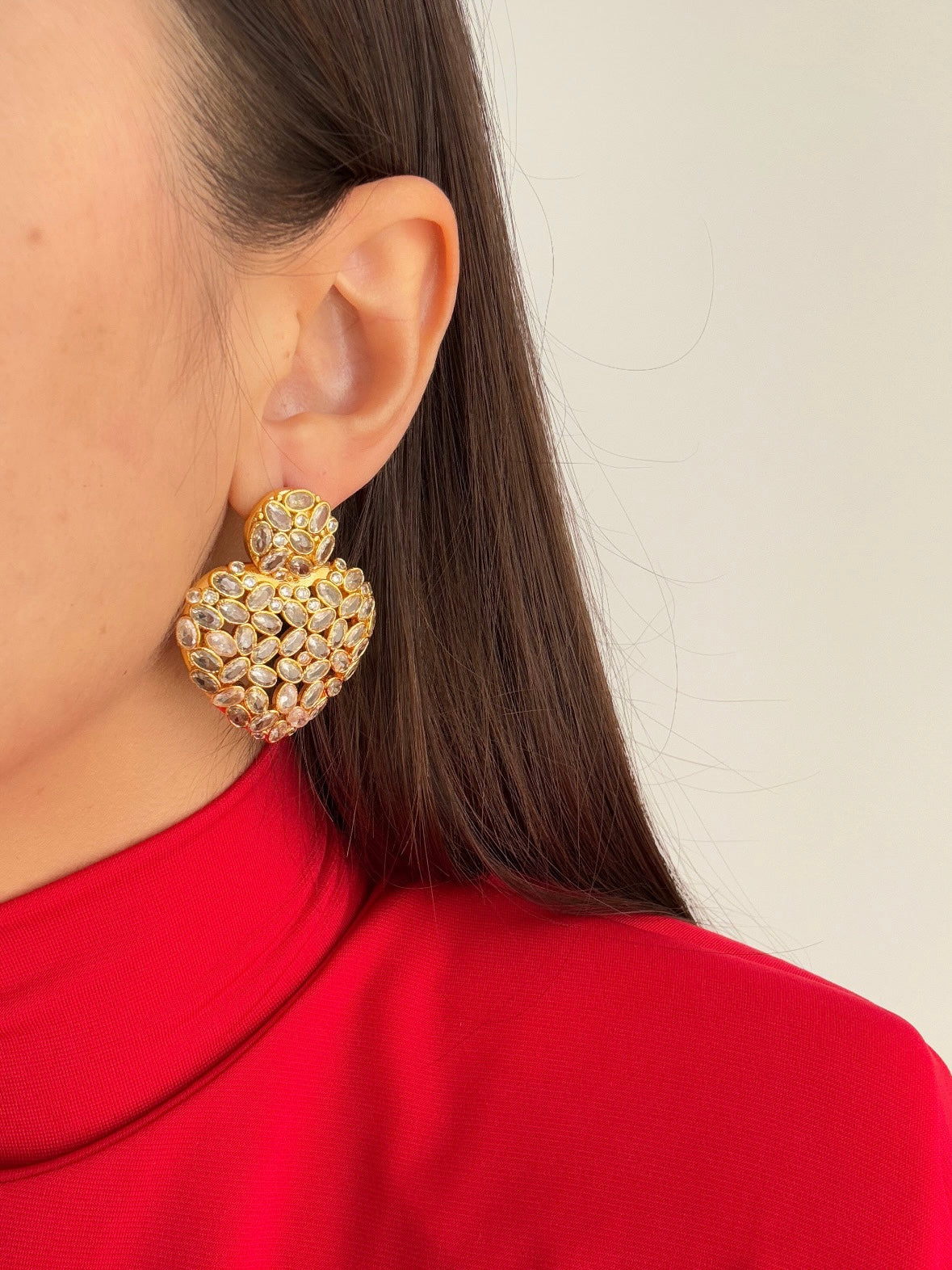 KALP MODEL ALTIN KAPLAMA KÜPE