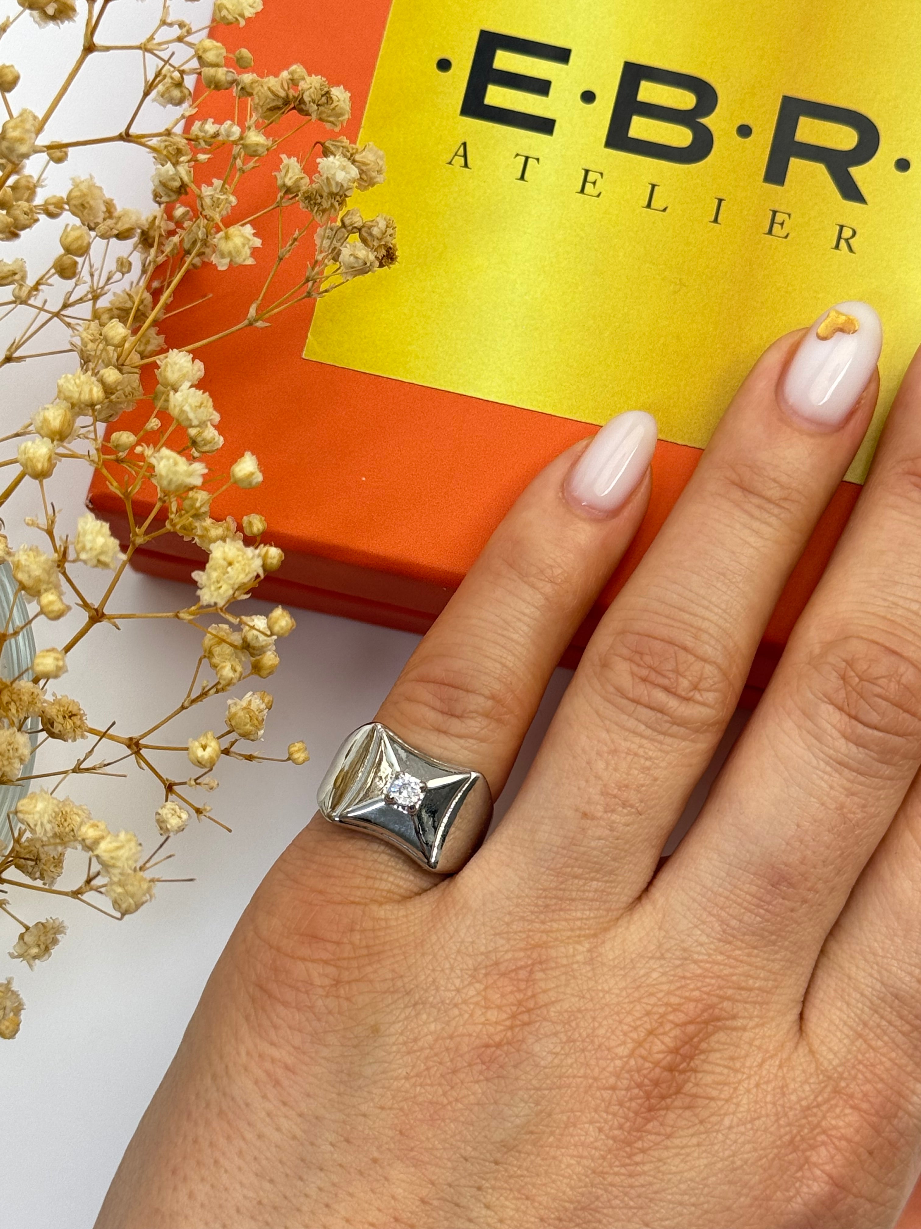 İTHAL TAŞLI KARE SİLVER SERÇE PARMAK AYARLANABİLİR YÜZÜK