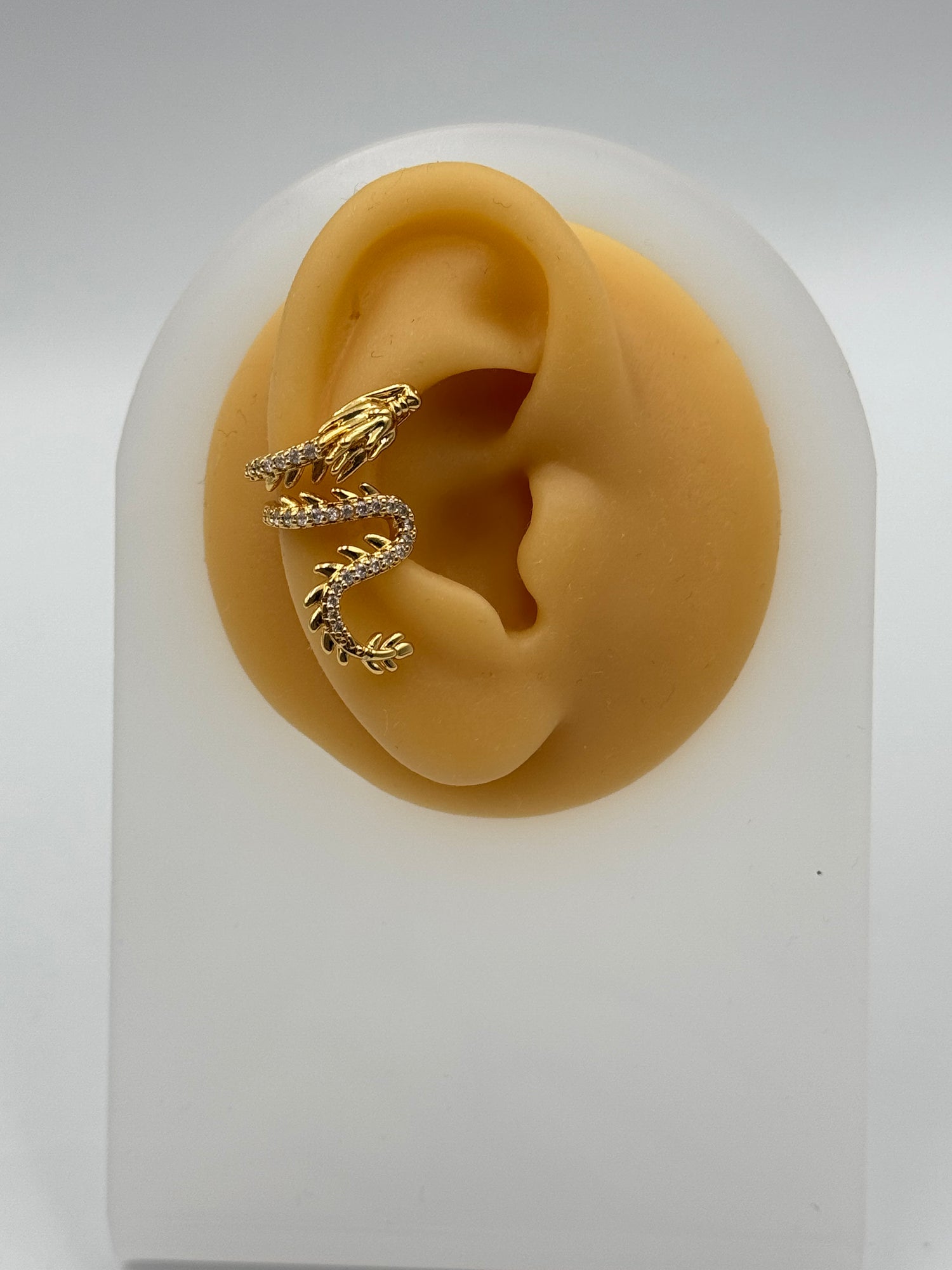 İTHAL DRAGON GOLD KIKIRDAK KÜPE EARCUFF