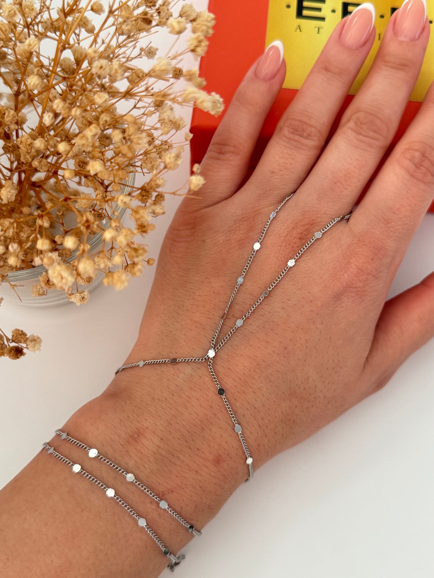 PUL DETAYLI SİLVER ŞAHMERAN