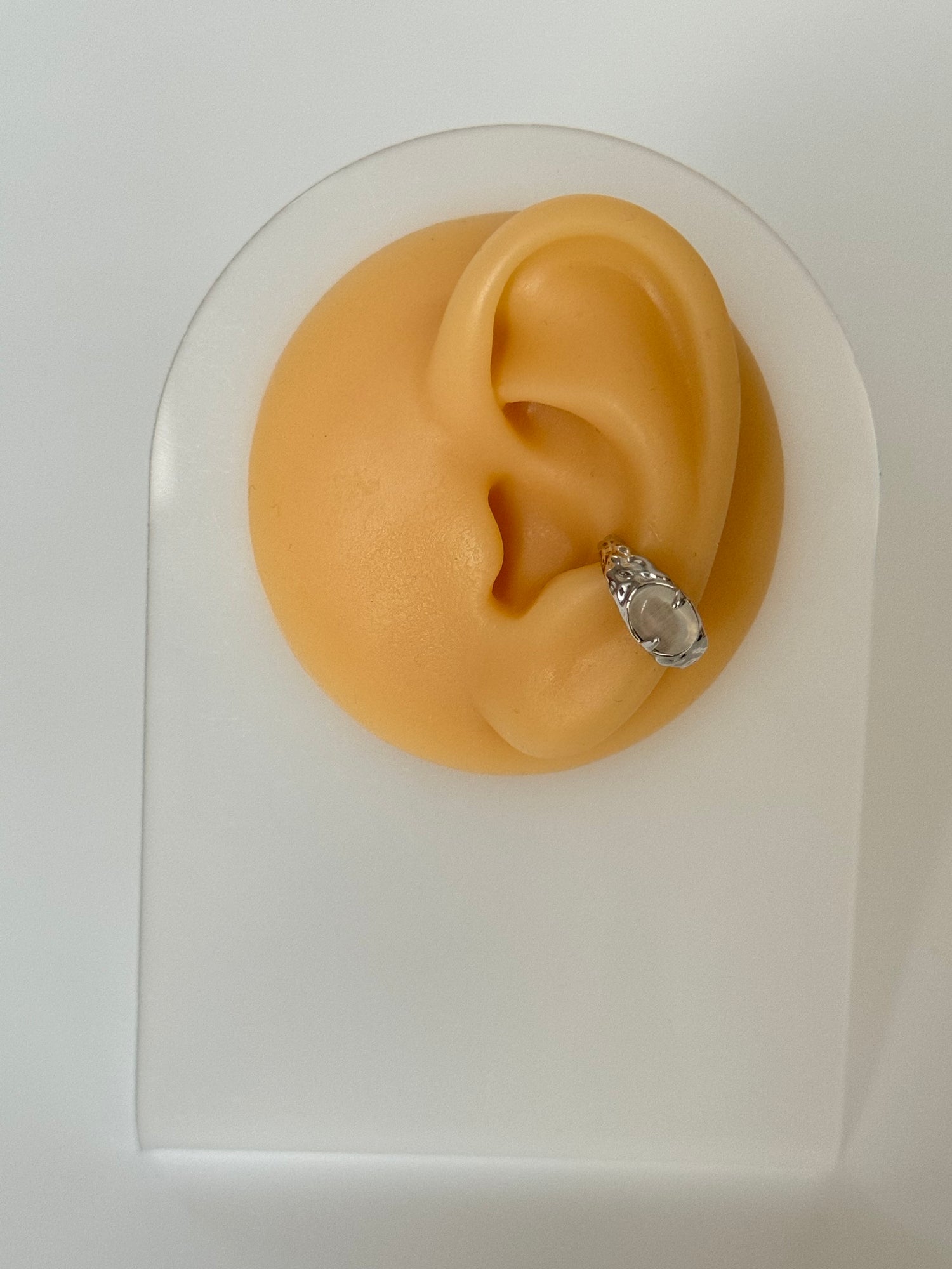 İTHAL TAŞLI SİLVER KIKIRDAK KÜPE EARCUFF