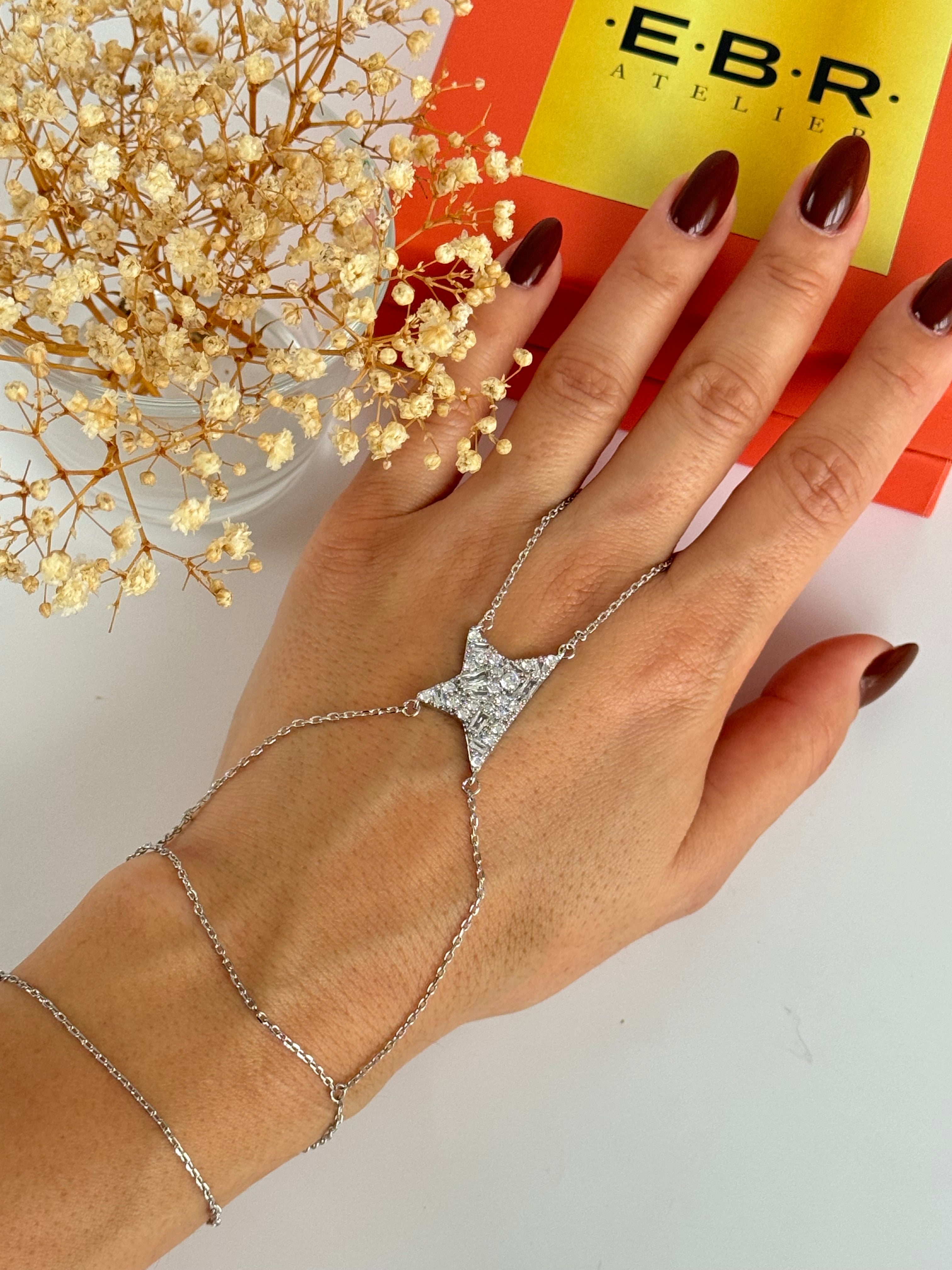 İTHAL ASİMETRİK DETAYLI SİLVER ŞAHMERAN