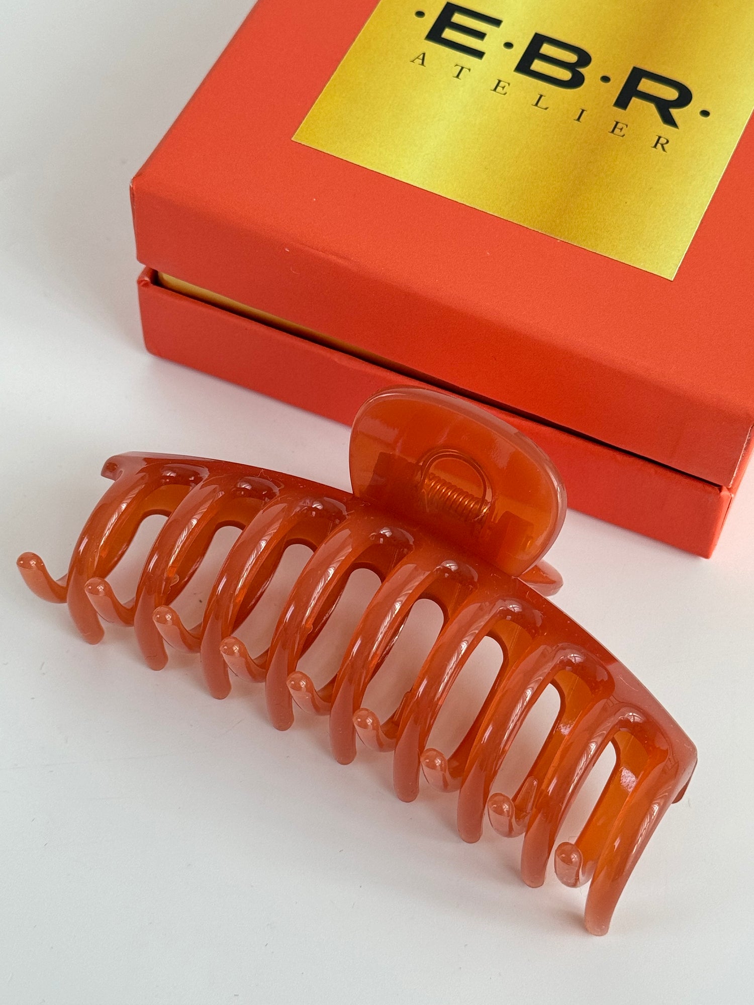 İTHAL KIRILMAZ GARANTİLİ TURUNCU AKRİLİK MANDAL TOKA