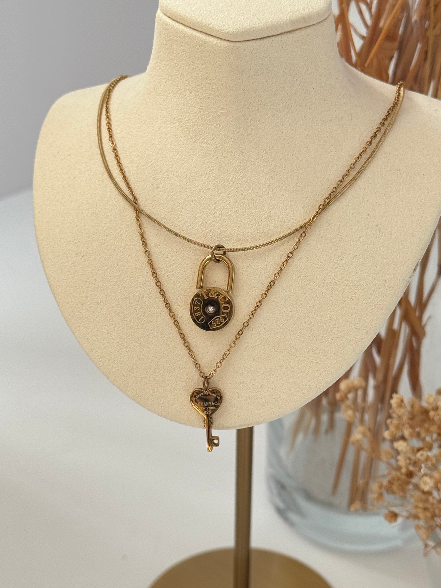 ANAHTAR DETAYLI MARKA MODEL GOLD ÇELİK KOLYE