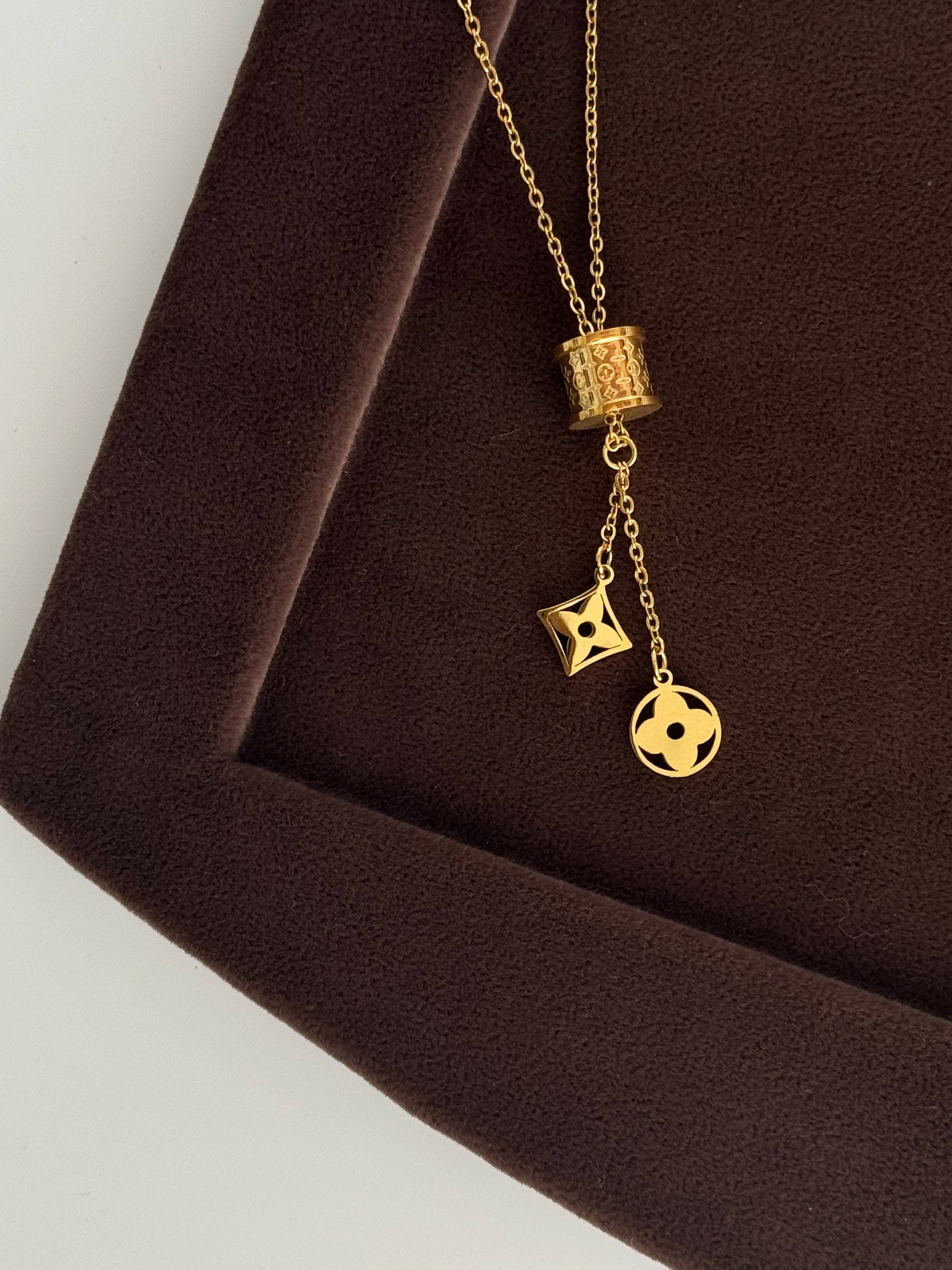 SALLANTILI MARKA MODEL GOLD ÇELİK KOLYE