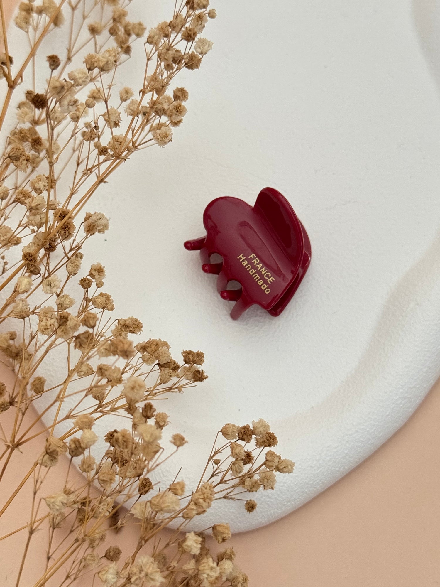 İTHAL KIRMIZI KALP MODELLİ KÜÇÜK KEMİK MANDAL TOKA