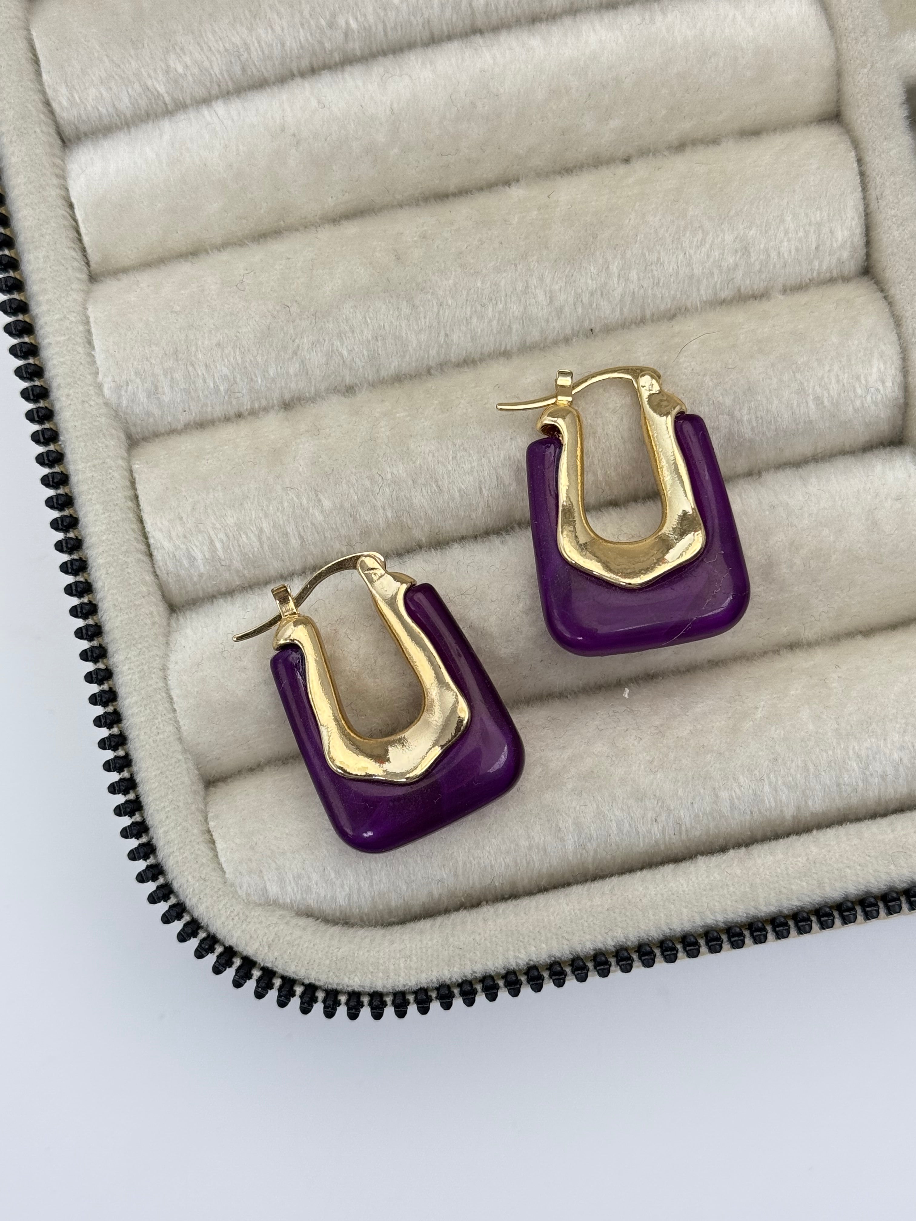 İTHAL MOR KEMİK KÜPE