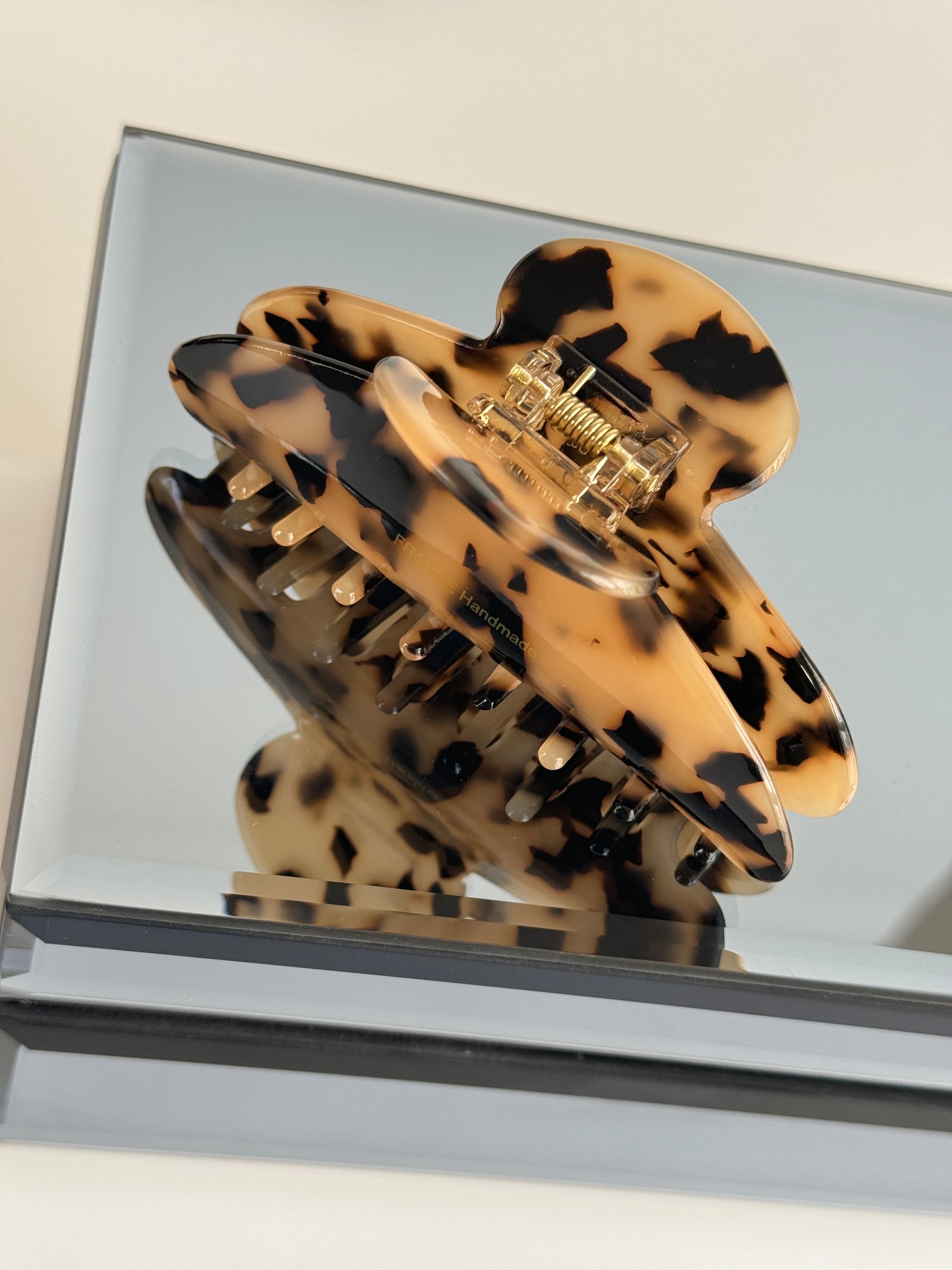 İTHAL LEOPAR KEMİK MANDAL TOKA