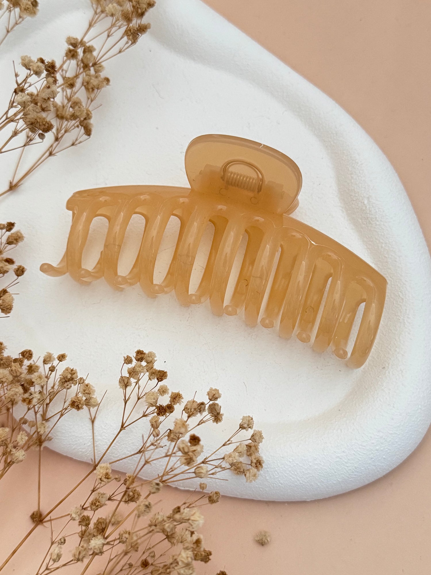 İTHAL KIRILMAZ GARANTİLİ KREM AKRİLİK MANDAL TOKA