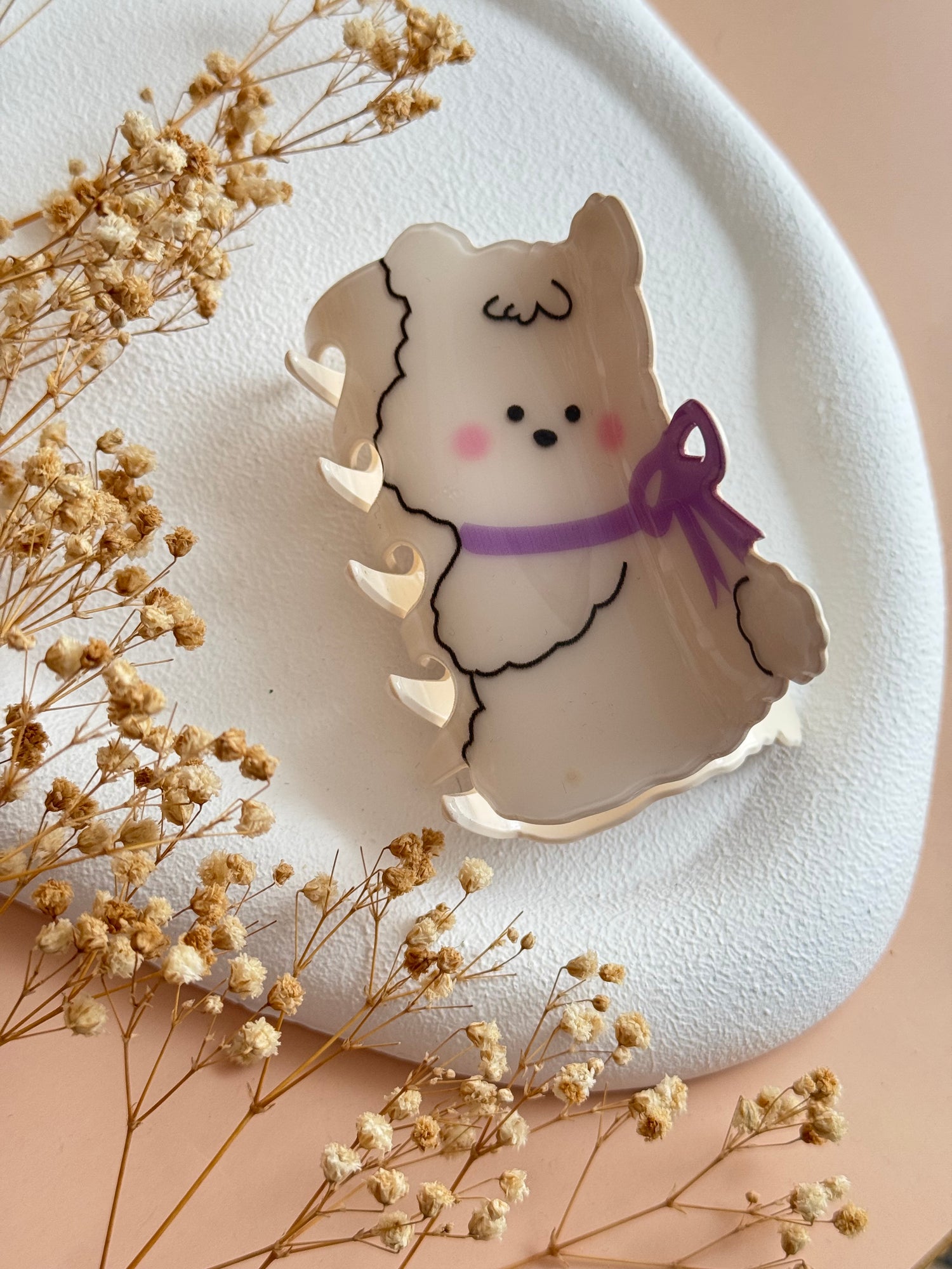 İTHAL AYICIK DETAYLI TEDDY KEMİK MANDAL TOKA