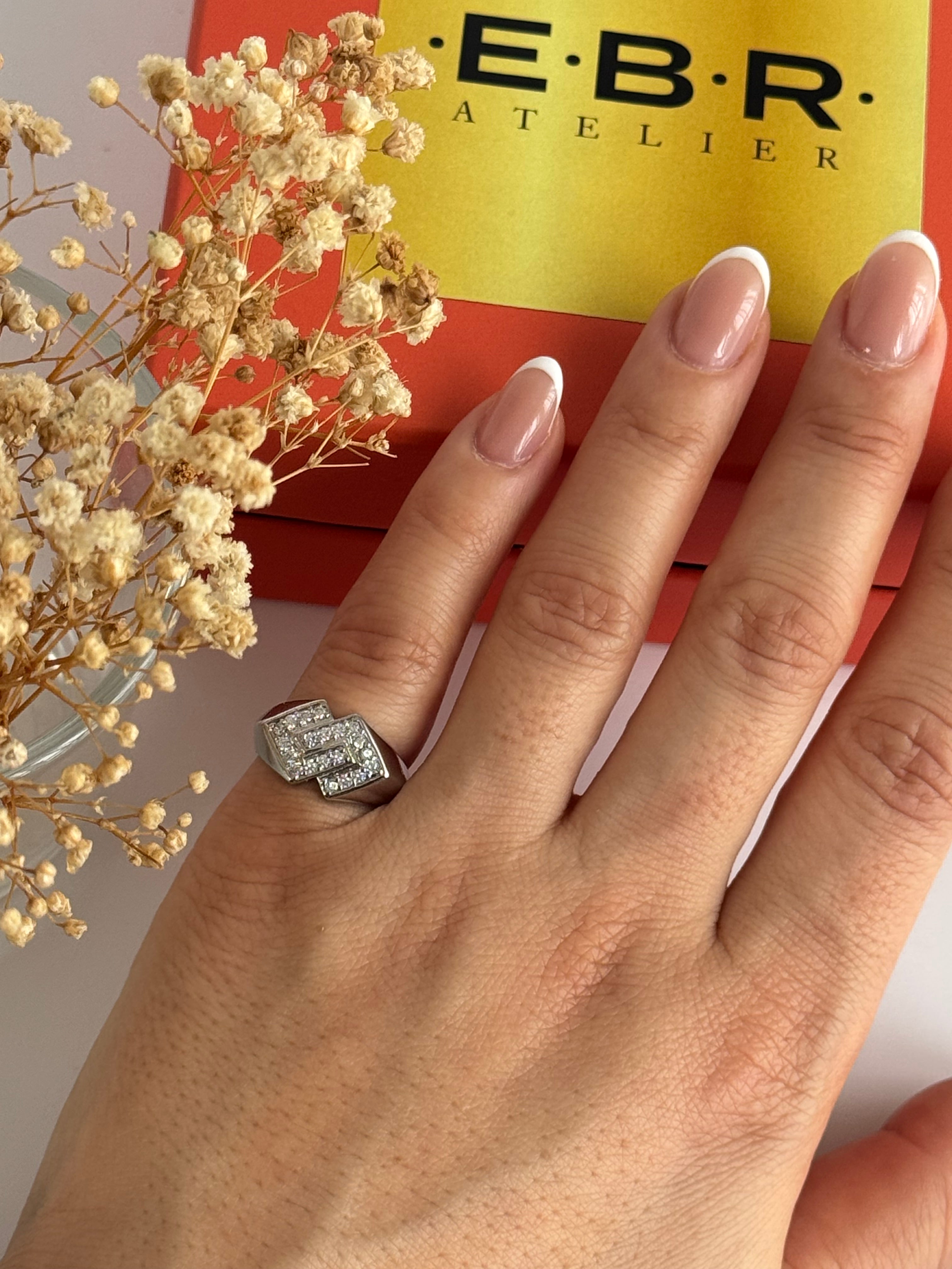 İTHAL TAŞ DETAYLI SİLVER SERÇE PARMAK AYARLANABİLİR YÜZÜK