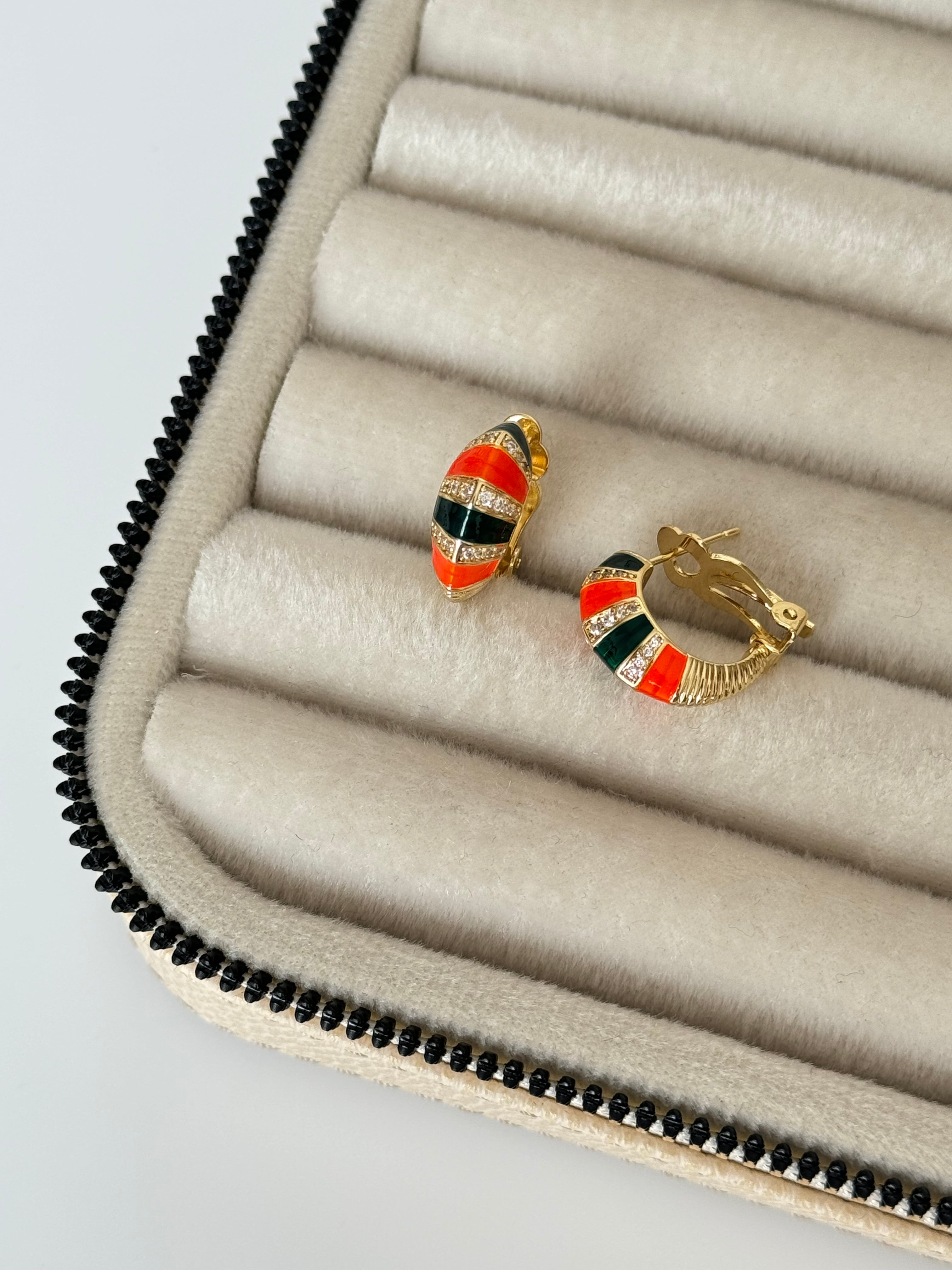 İTHAL RENKLİ GOLD HALKA KÜPE