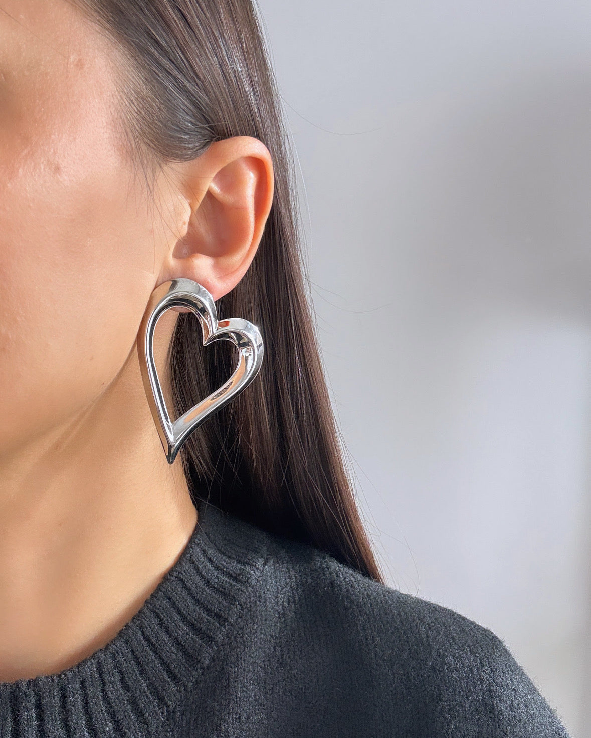 İTHAL KALP MODEL SİLVER KÜPE