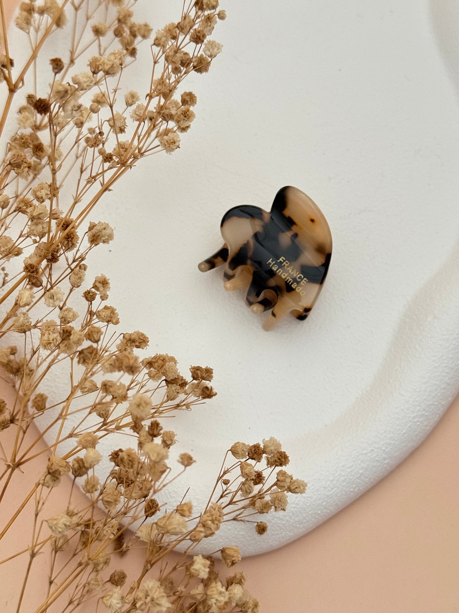 İTHAL LEOPAR KALP MODELLİ KÜÇÜK KEMİK MANDAL TOKA