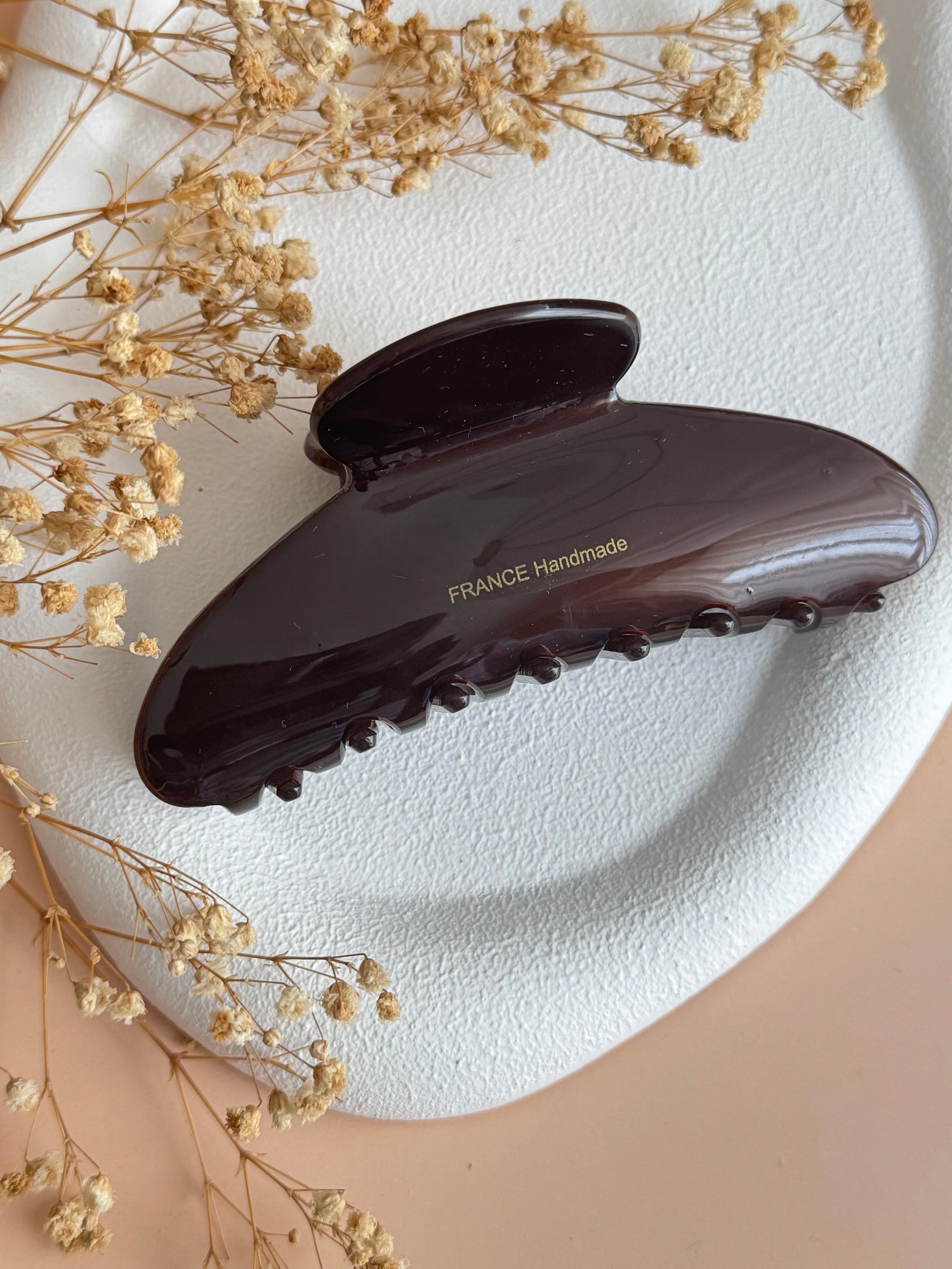 İTHAL KAHVERENGİ KEMİK MANDAL TOKA