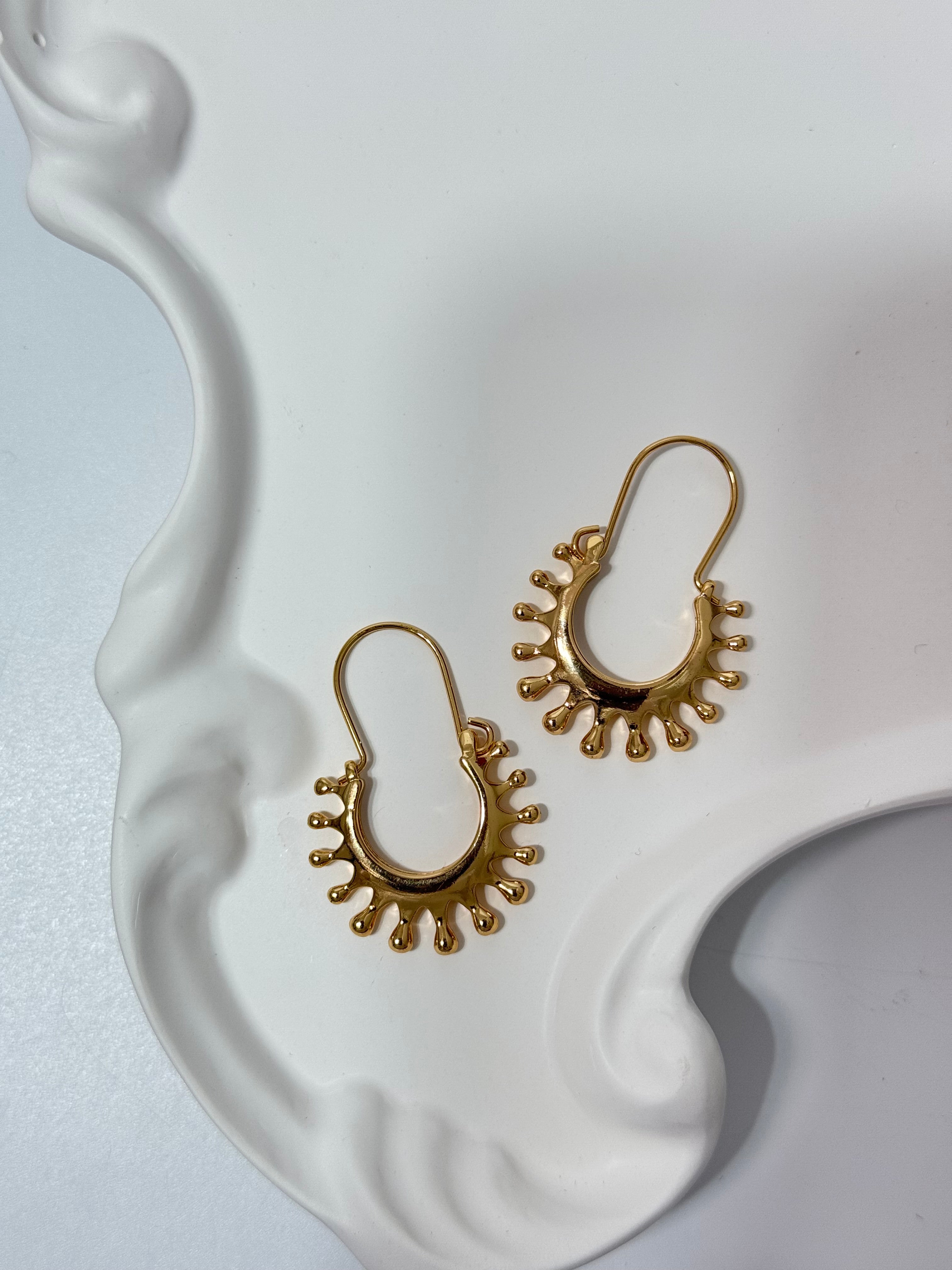 OTANTİK GOLD HALKA KÜPE