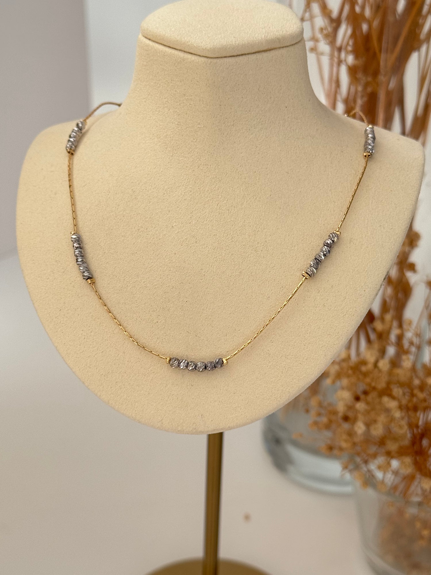 KAİA ALTIN KAPLAMA DORİKALI SİLVER KOLYE