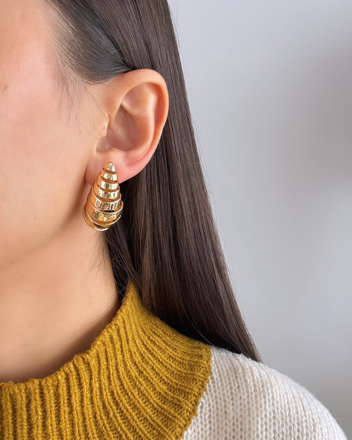 İTHAL MARKA MODEL GOLD DAMLA KÜPE