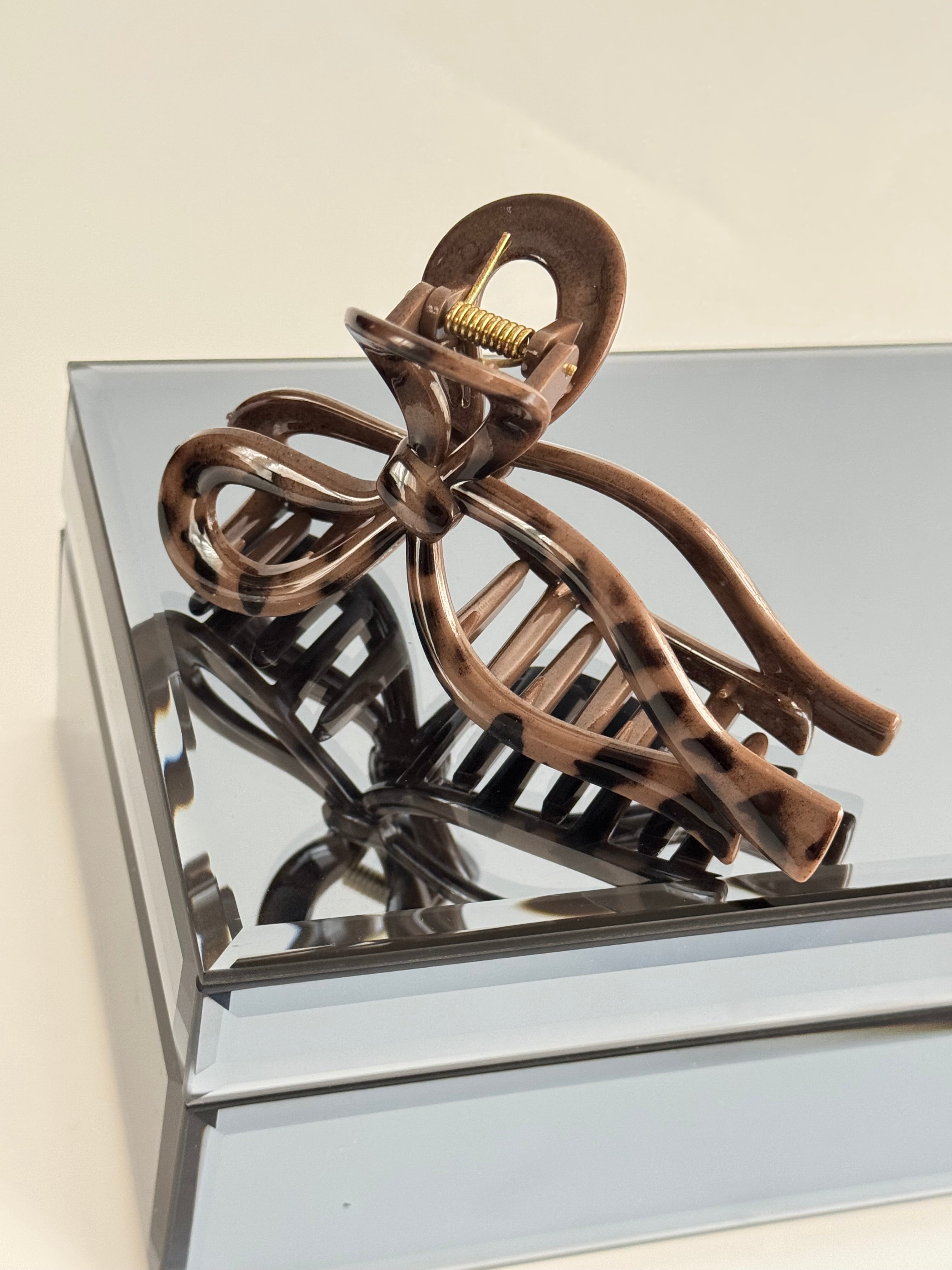 İTHAL LEOPARLI FİYONK MANDAL TOKA