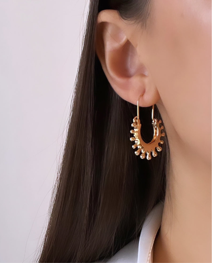 OTANTİK GOLD HALKA KÜPE