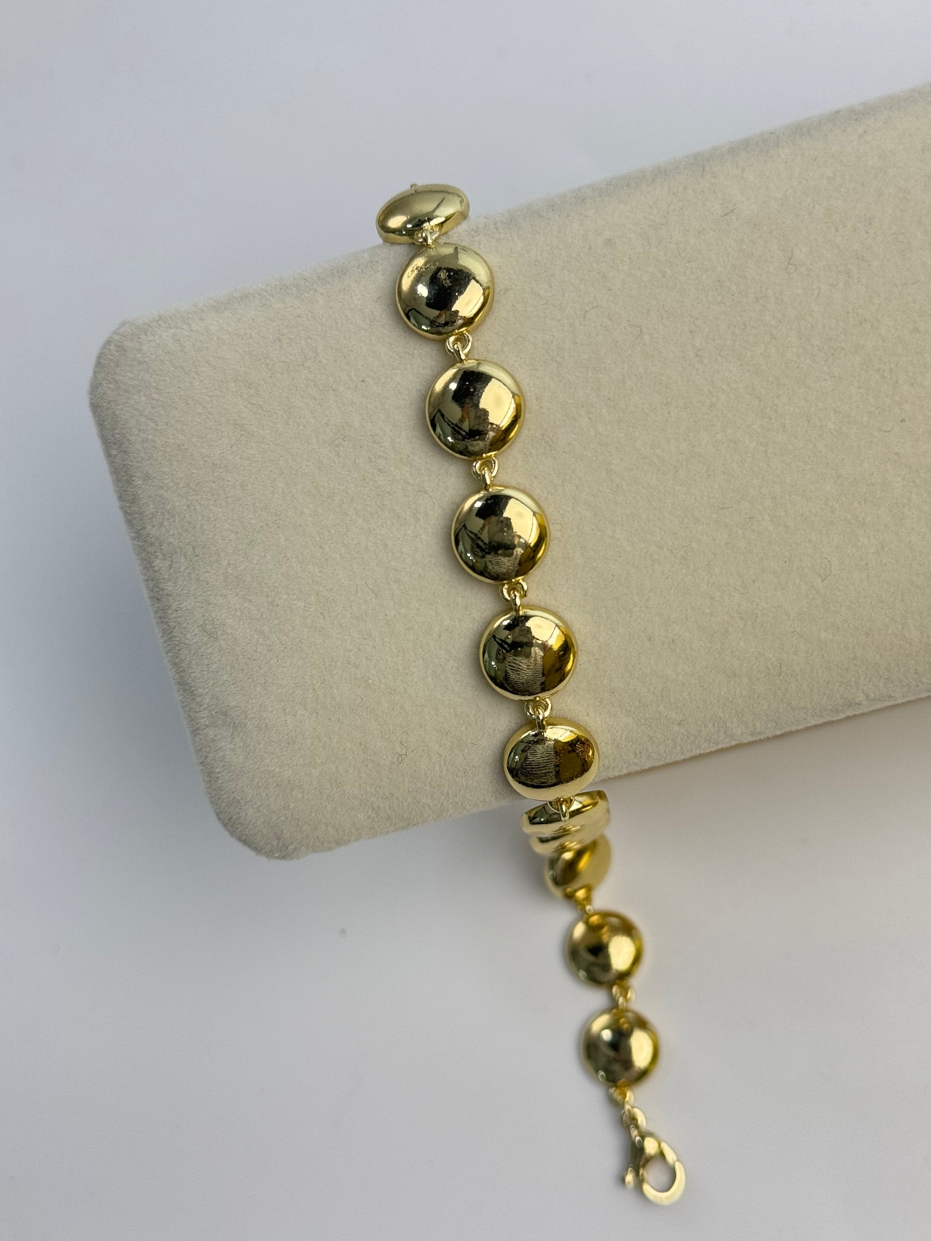 İTHAL OVAL DETAYLI GOLD BİLEKLİK