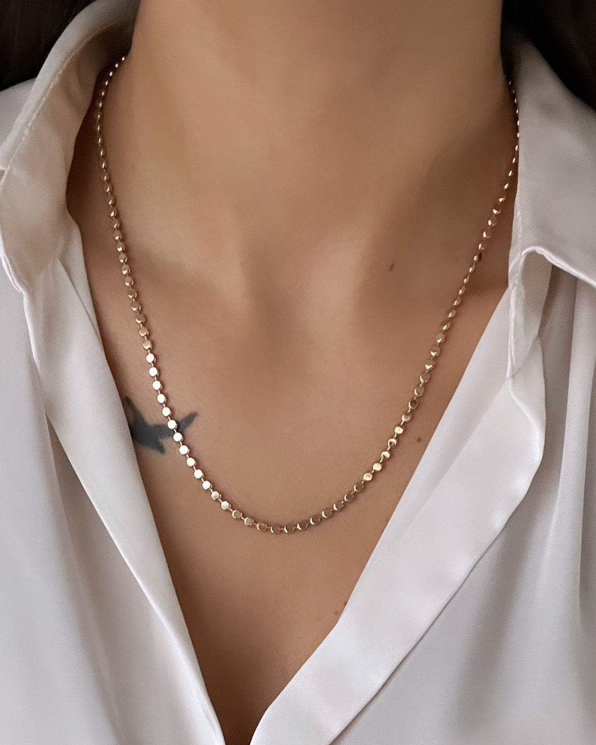 İTHAL EZME ZİNCİR ROSE GOLD KOLYE