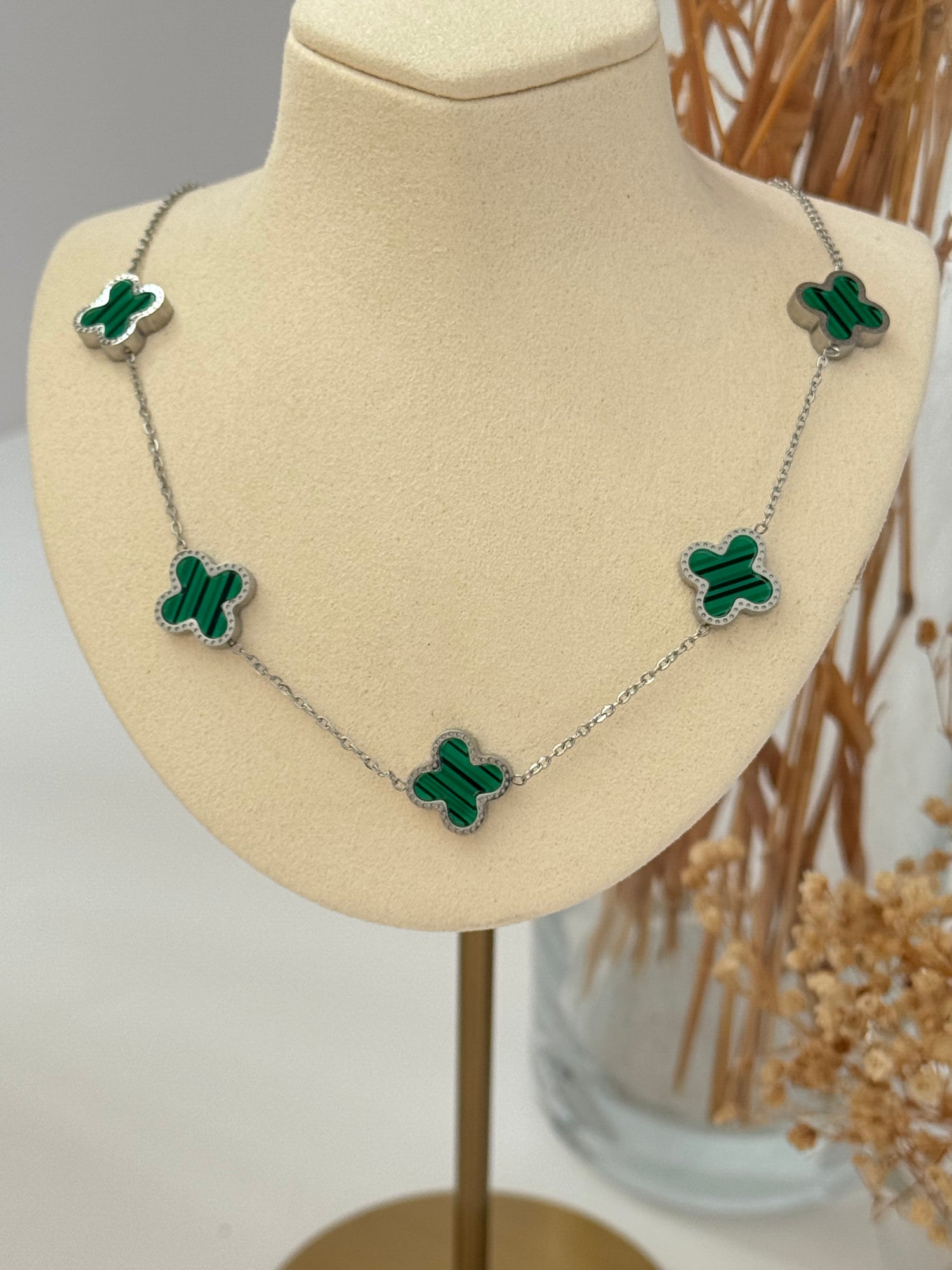 İTHAL MARKA MODEL SİLVER ÇELİK KOLYE