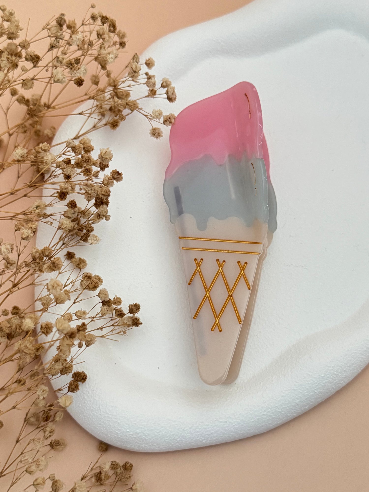 İTHAL DONDURMA KEMİK MODELLİ MANDAL TOKA