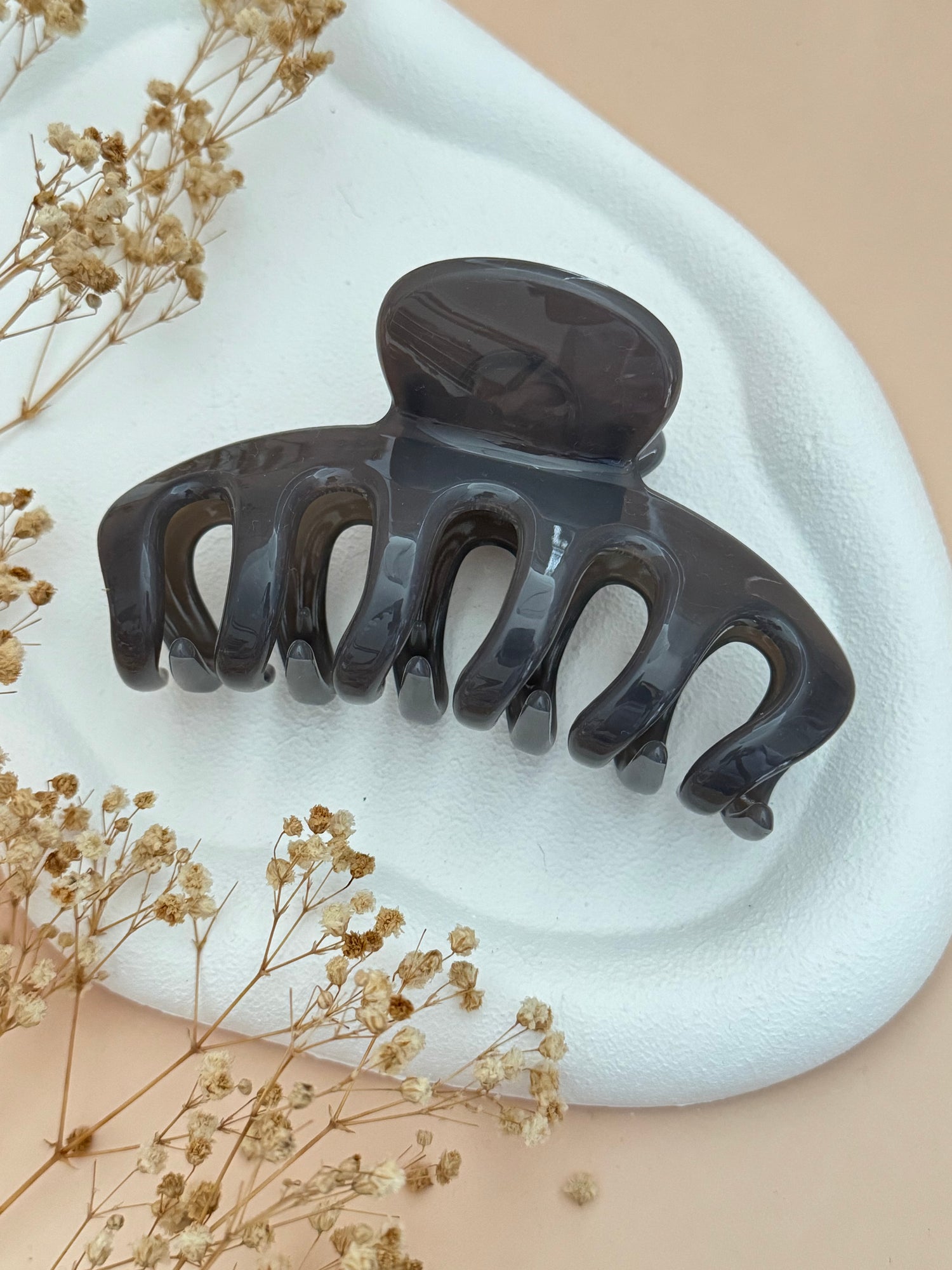 İTHAL KIRILMAZ GARANTİLİ GRİ AKRİLİK MANDAL TOKA