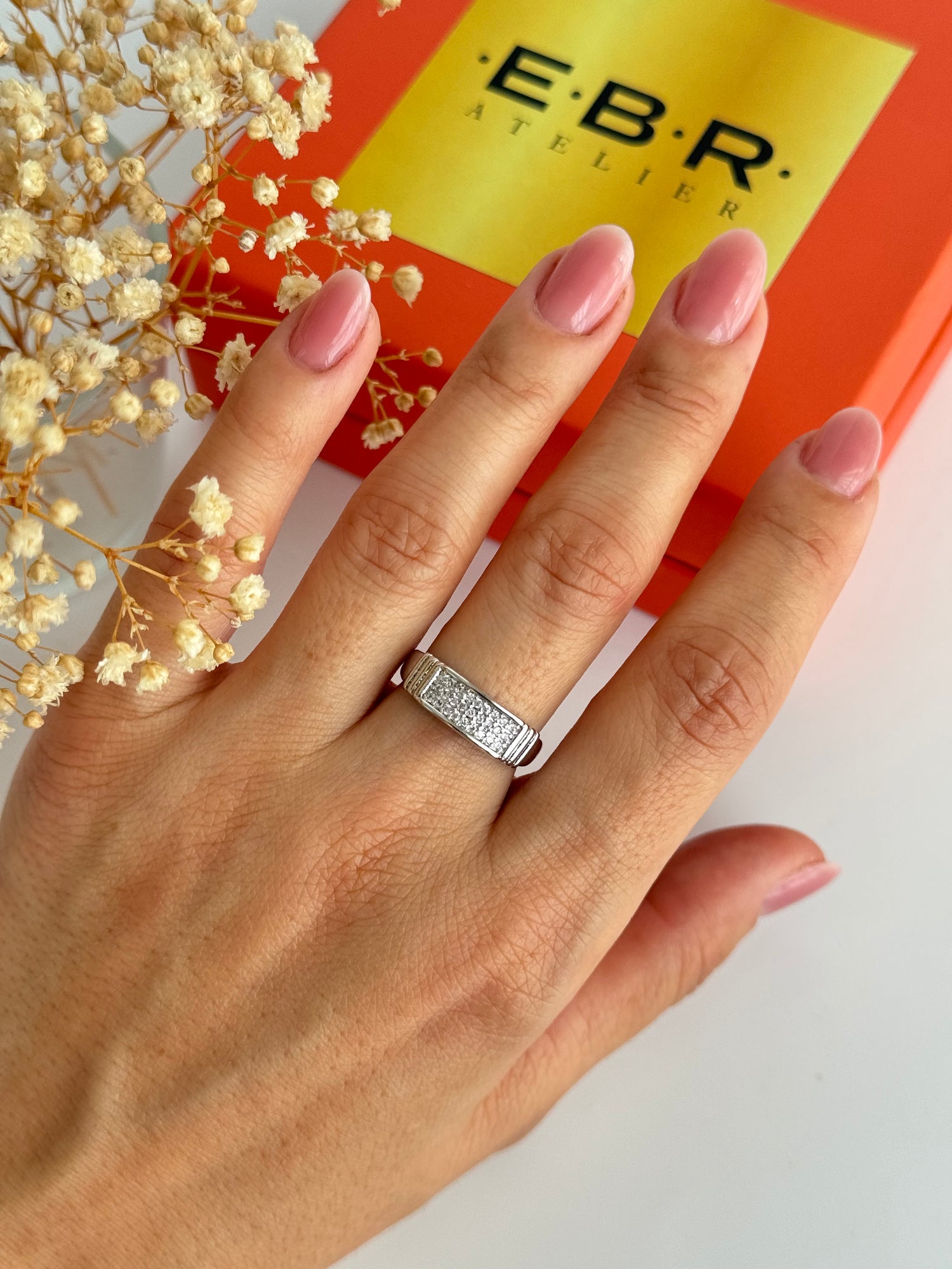 İTHAT TAŞ DETAYLI AYARLANABİLİR SİLVER YÜZÜK