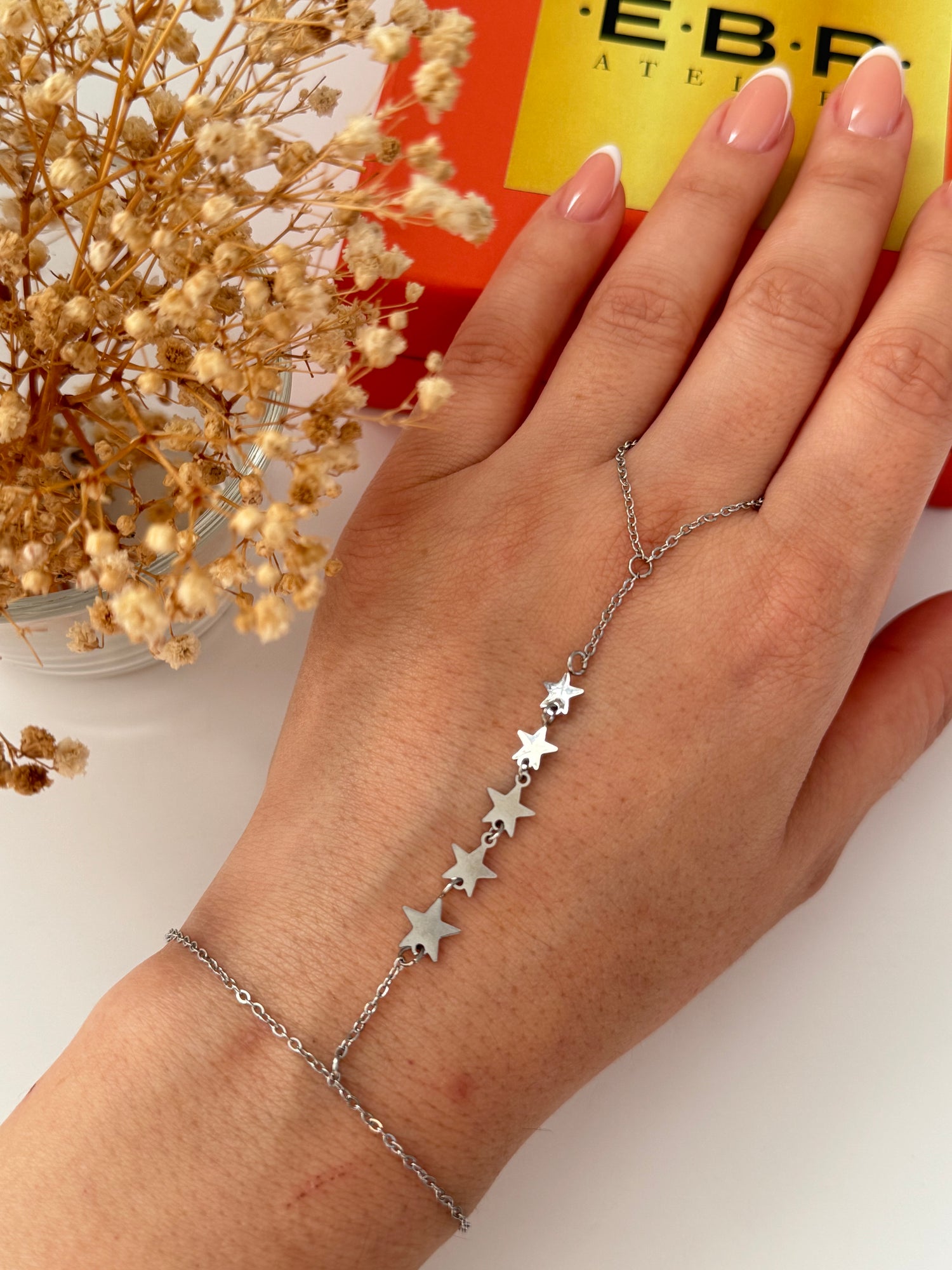 YILDIZ DETAYLI SİLVER ÇELİK ŞAHMERAN