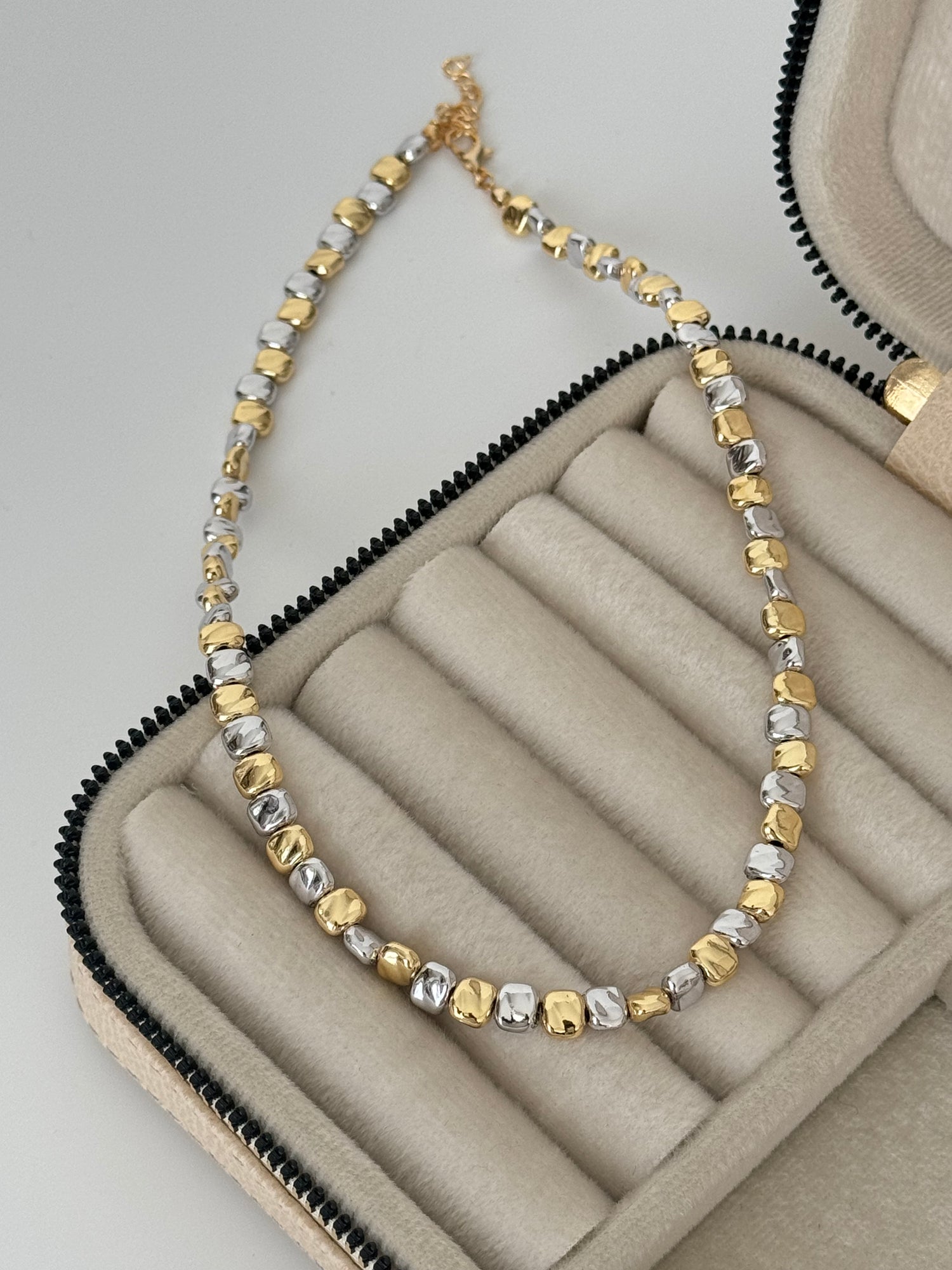 İTHAL ÇİFT RENK KOLYE