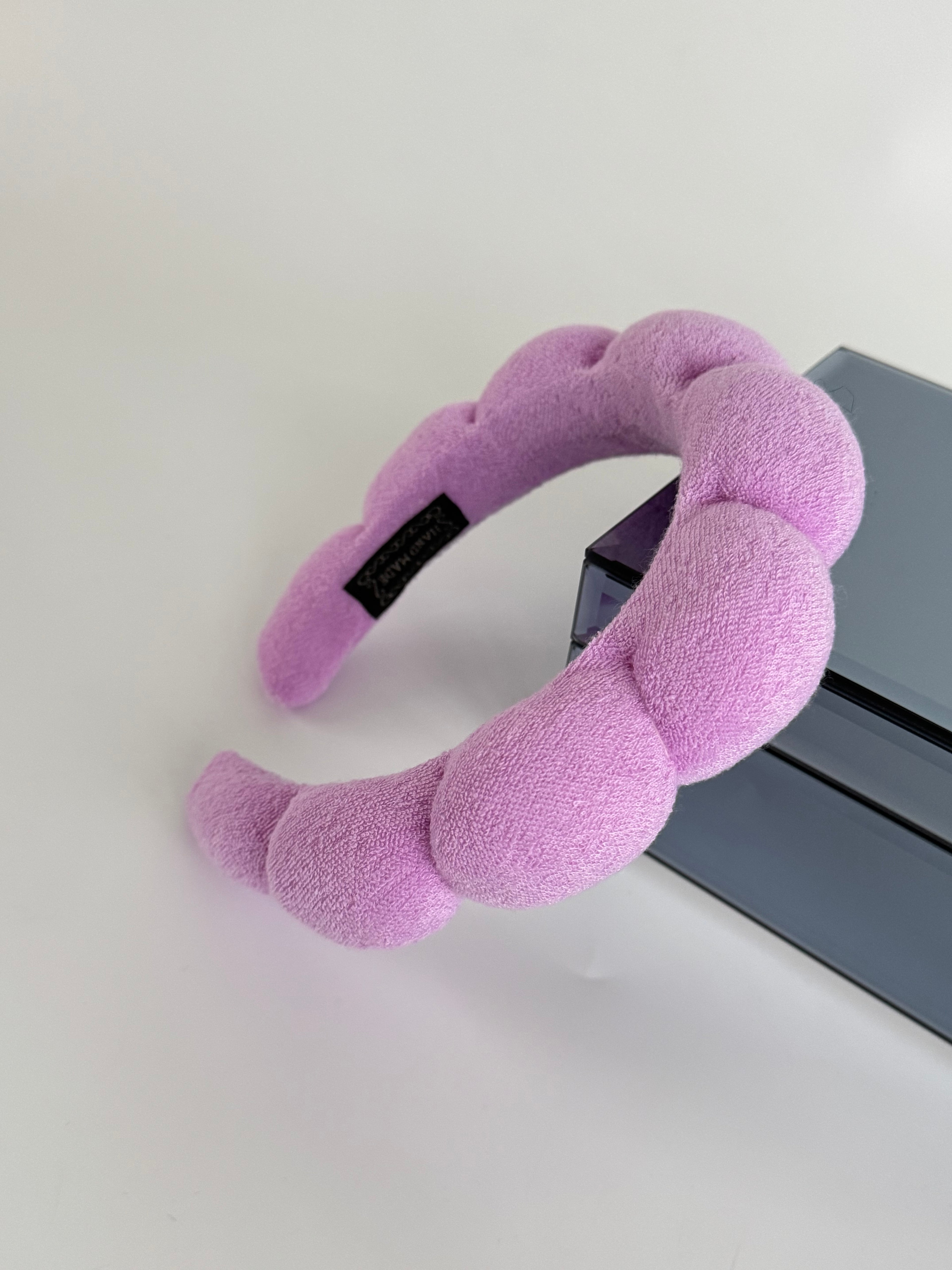 İTHAL MOR BURGULU HAVLU KUMAŞ TAÇ