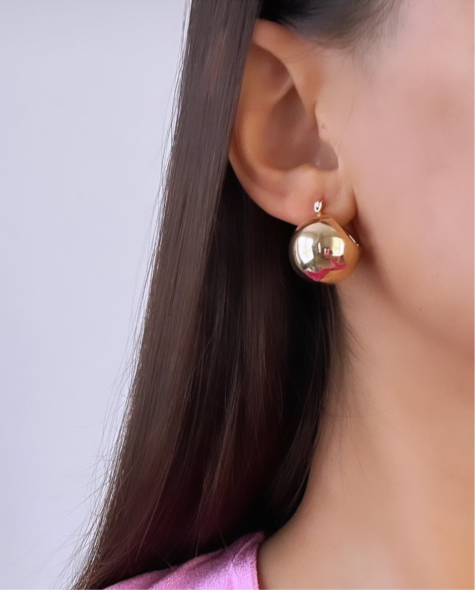 İTHAL GOLD TOP KÜPE