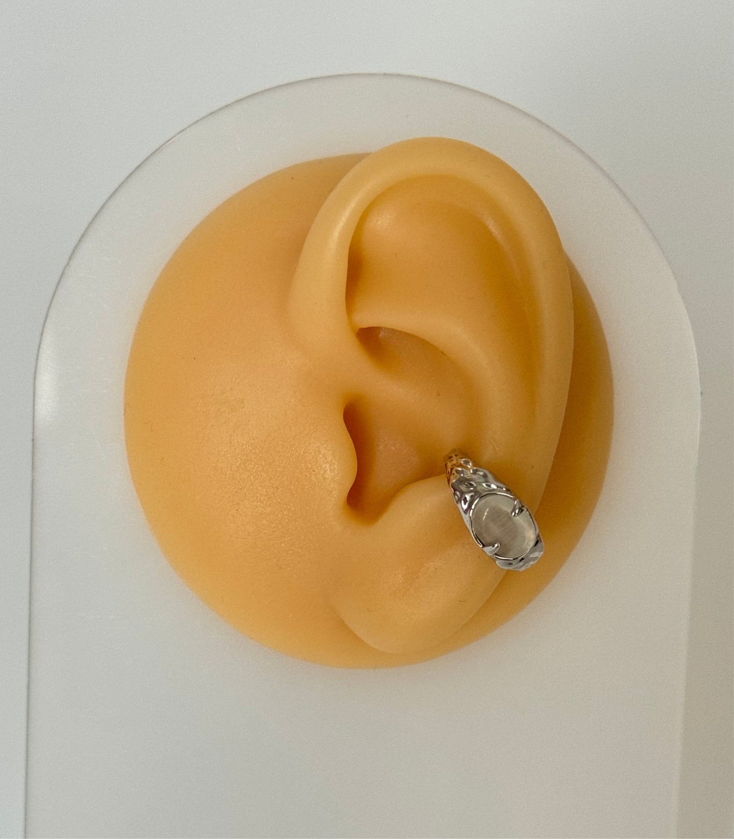 İTHAL TAŞLI SİLVER KIKIRDAK KÜPE EARCUFF