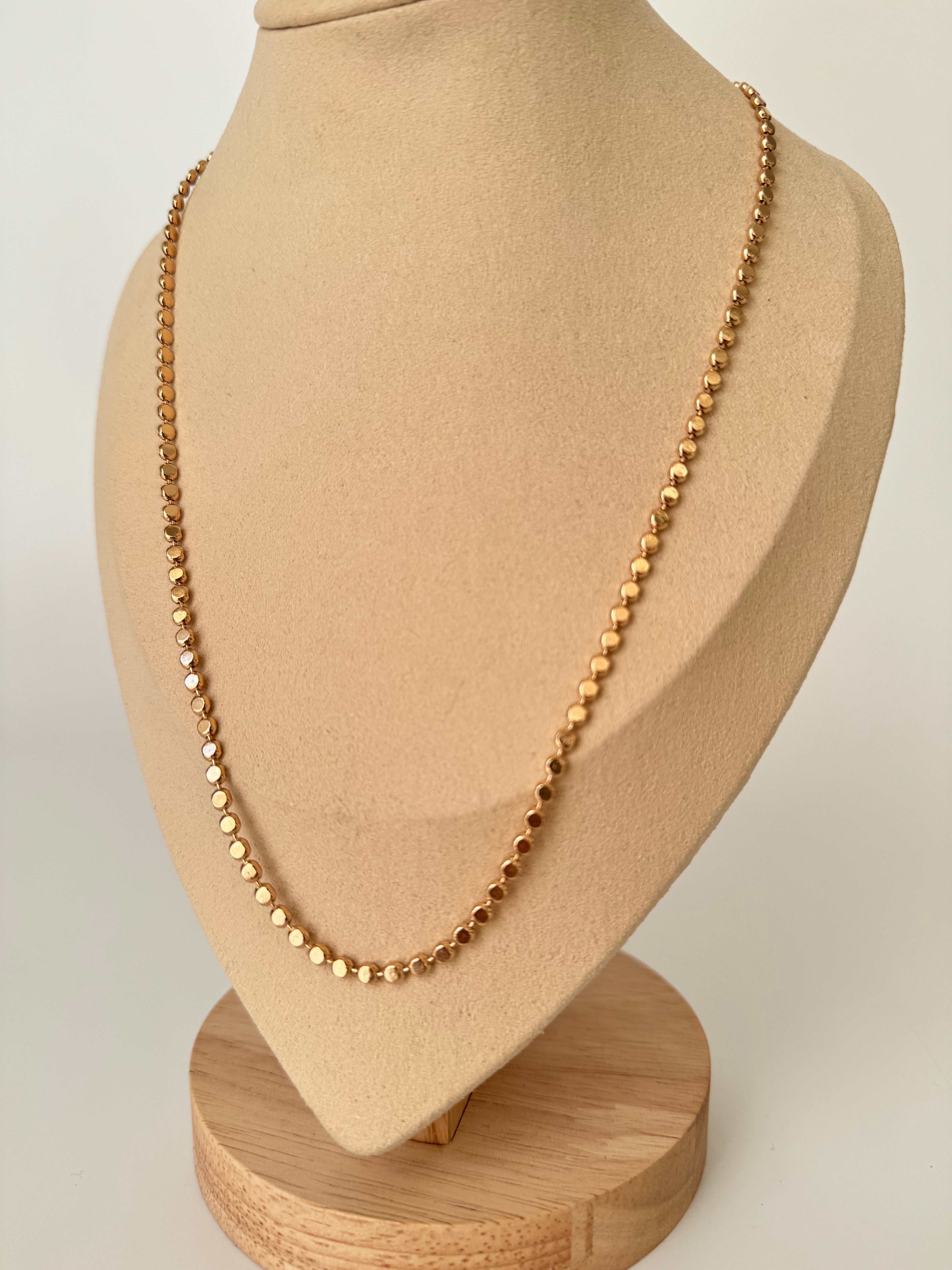 İTHAL EZME ZİNCİR ROSE GOLD KOLYE