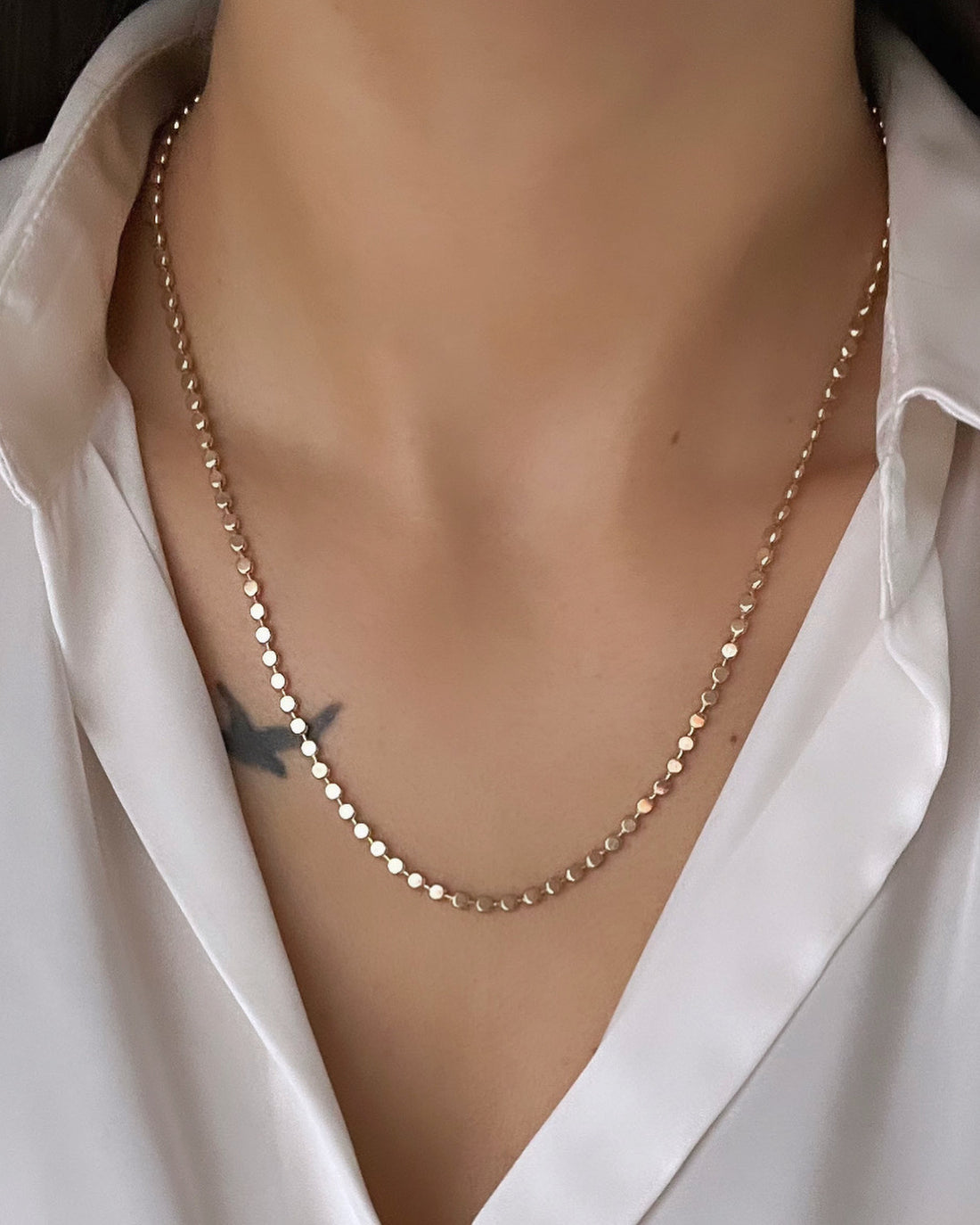 İTHAL EZME ZİNCİR ROSE GOLD KOLYE