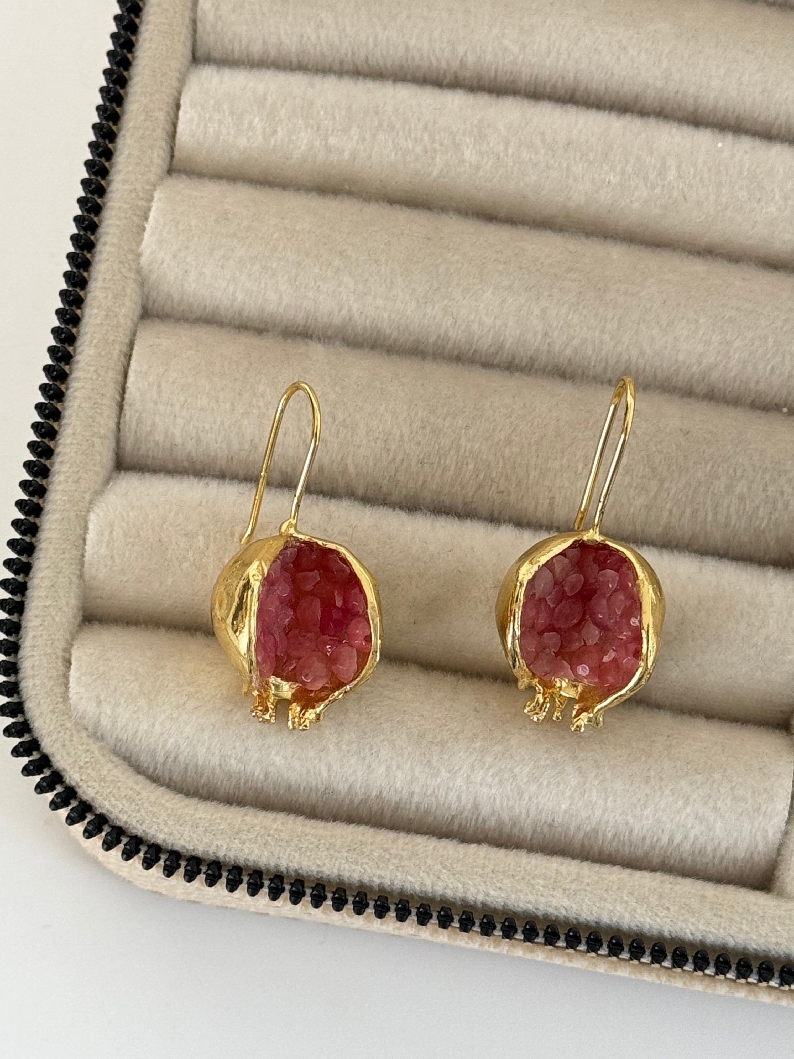 NARLI ALTIN KAPLAMA KÜPE