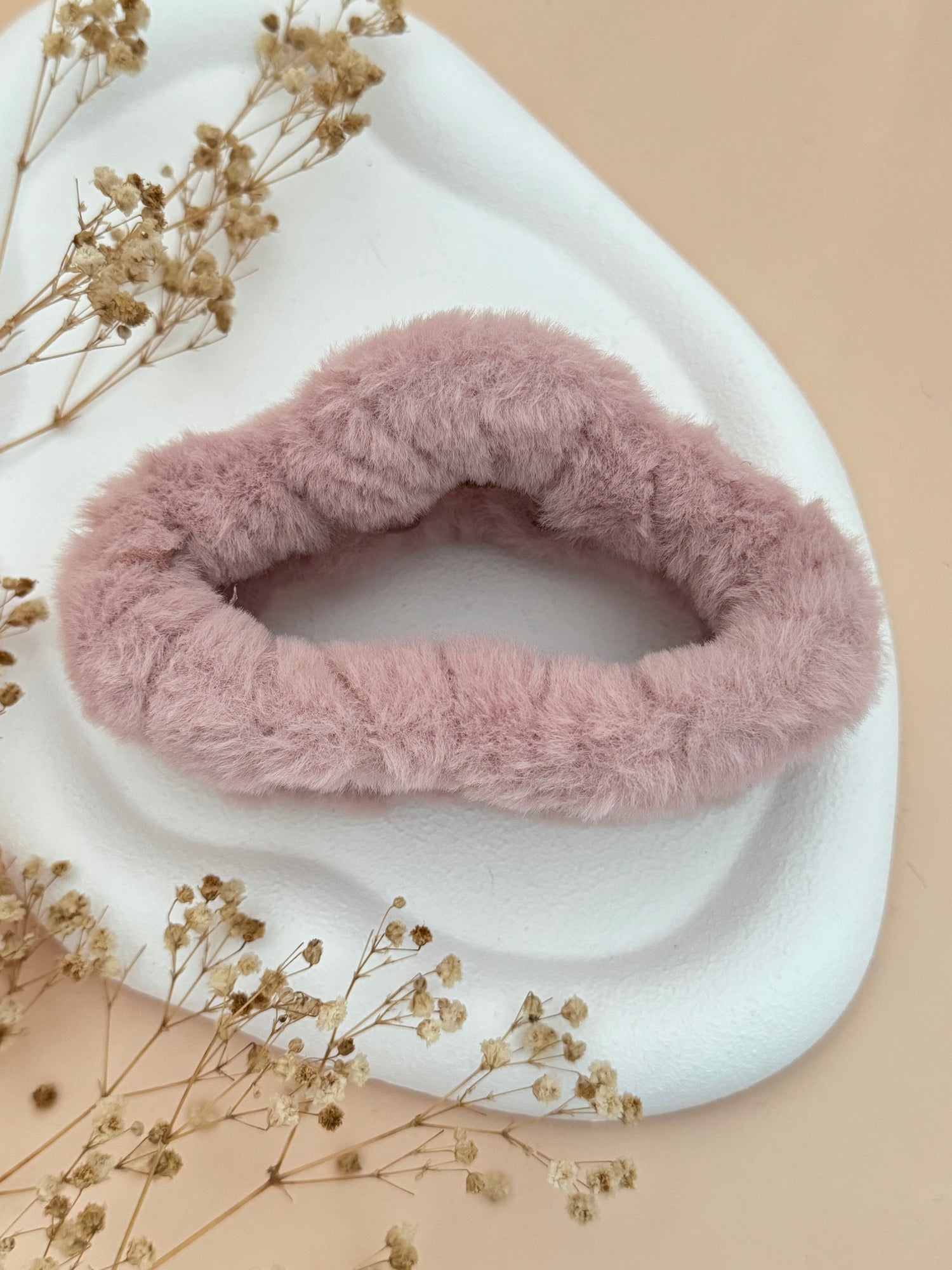 İTHAL PEMBE AMORF PELUŞ MANDAL TOKA