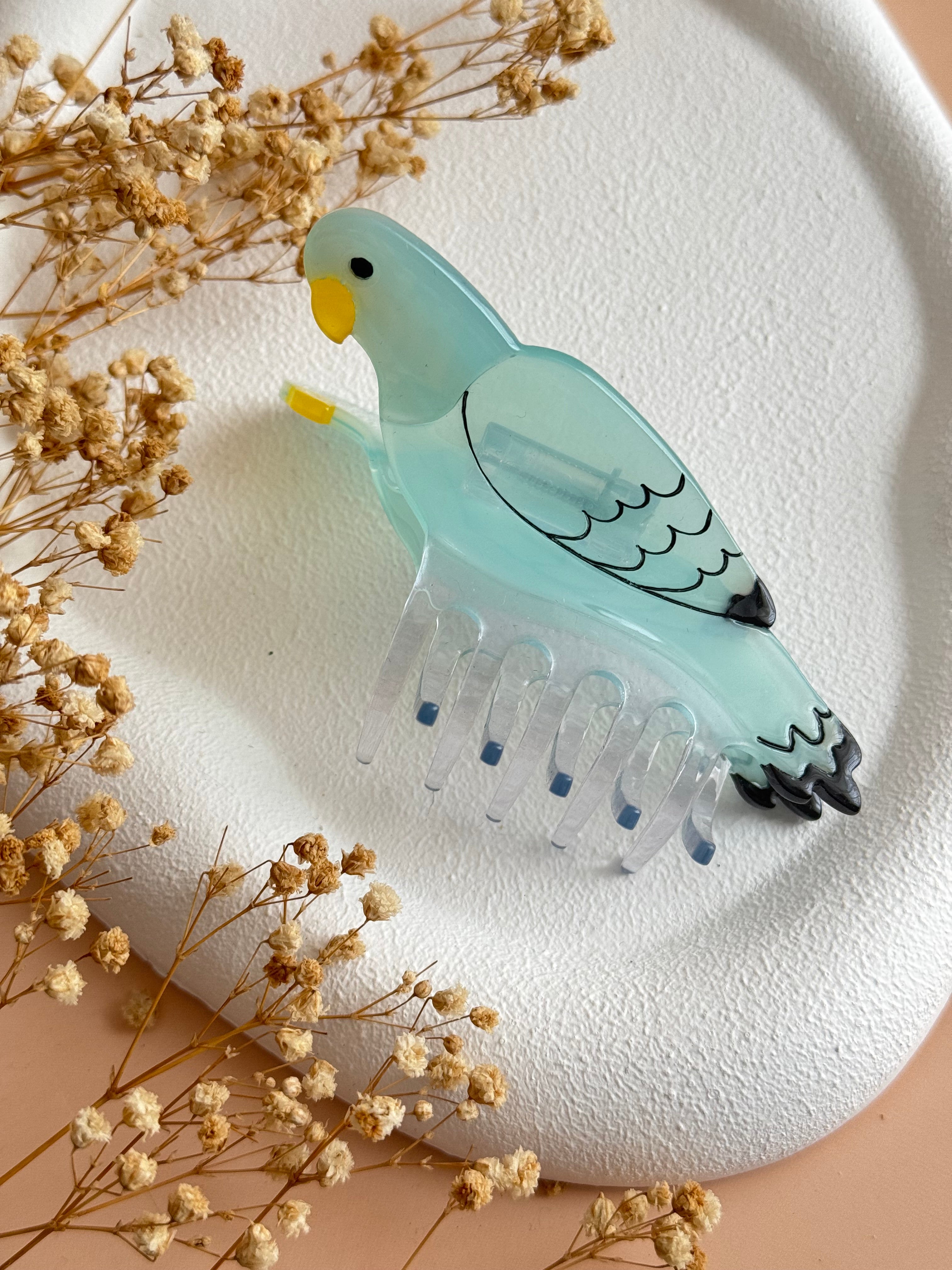 İTHAL KUŞ DESENLİ MANDAL TOKA